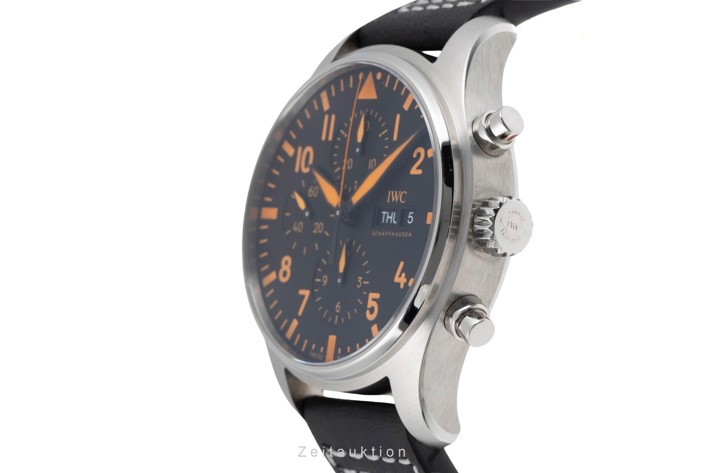 IWC Pilot chronograph steel automatic men's watch IW377730  [2505468]