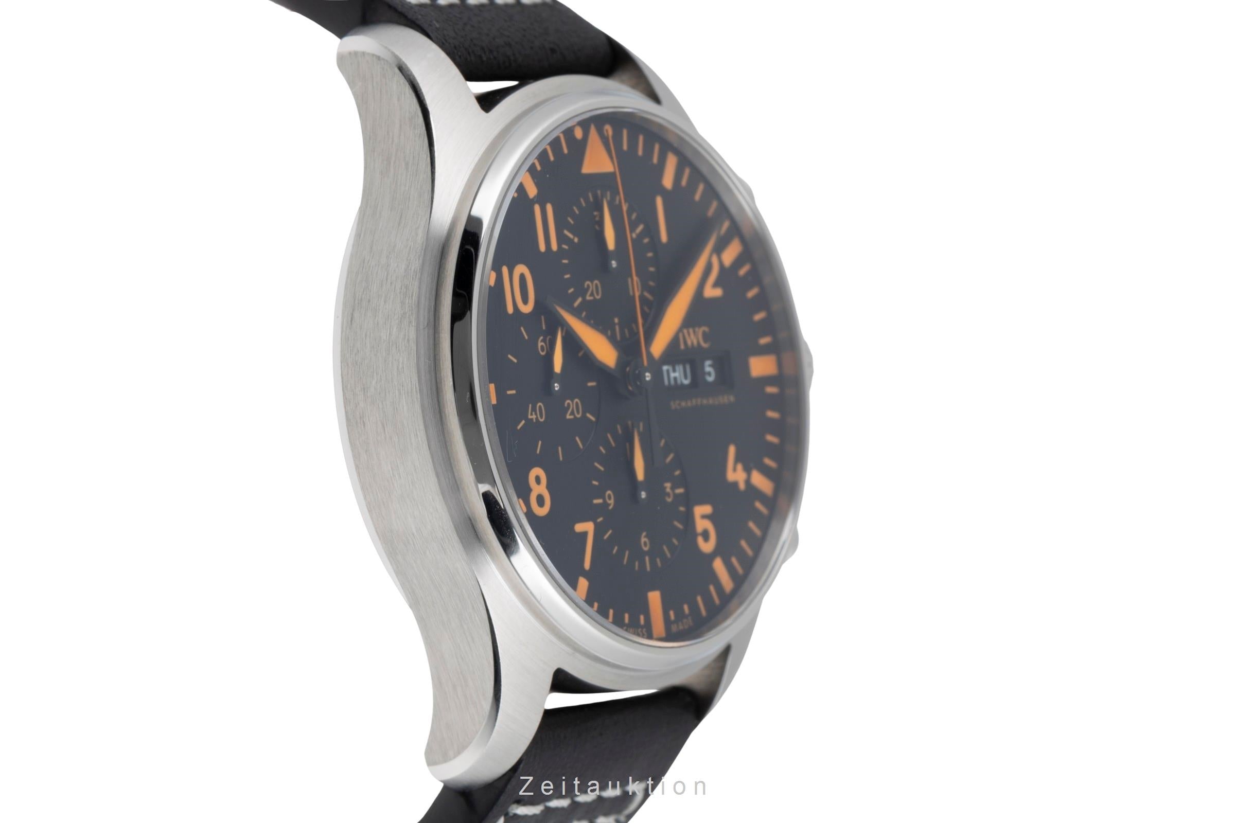 IWC Pilot chronograph steel automatic men's watch IW377730  [2505468]