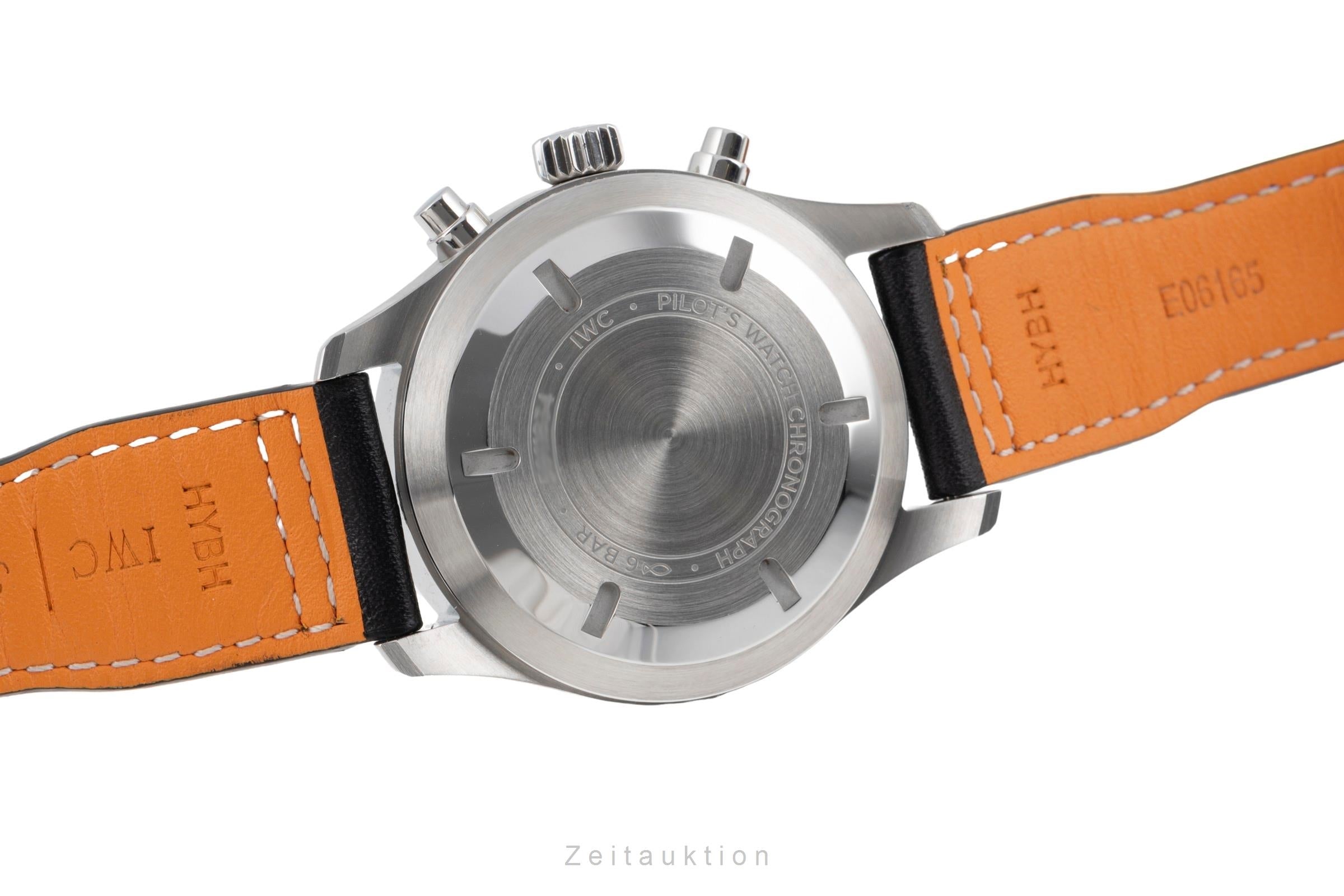 IWC Pilot chronograph steel automatic men's watch IW377730  [2505468]