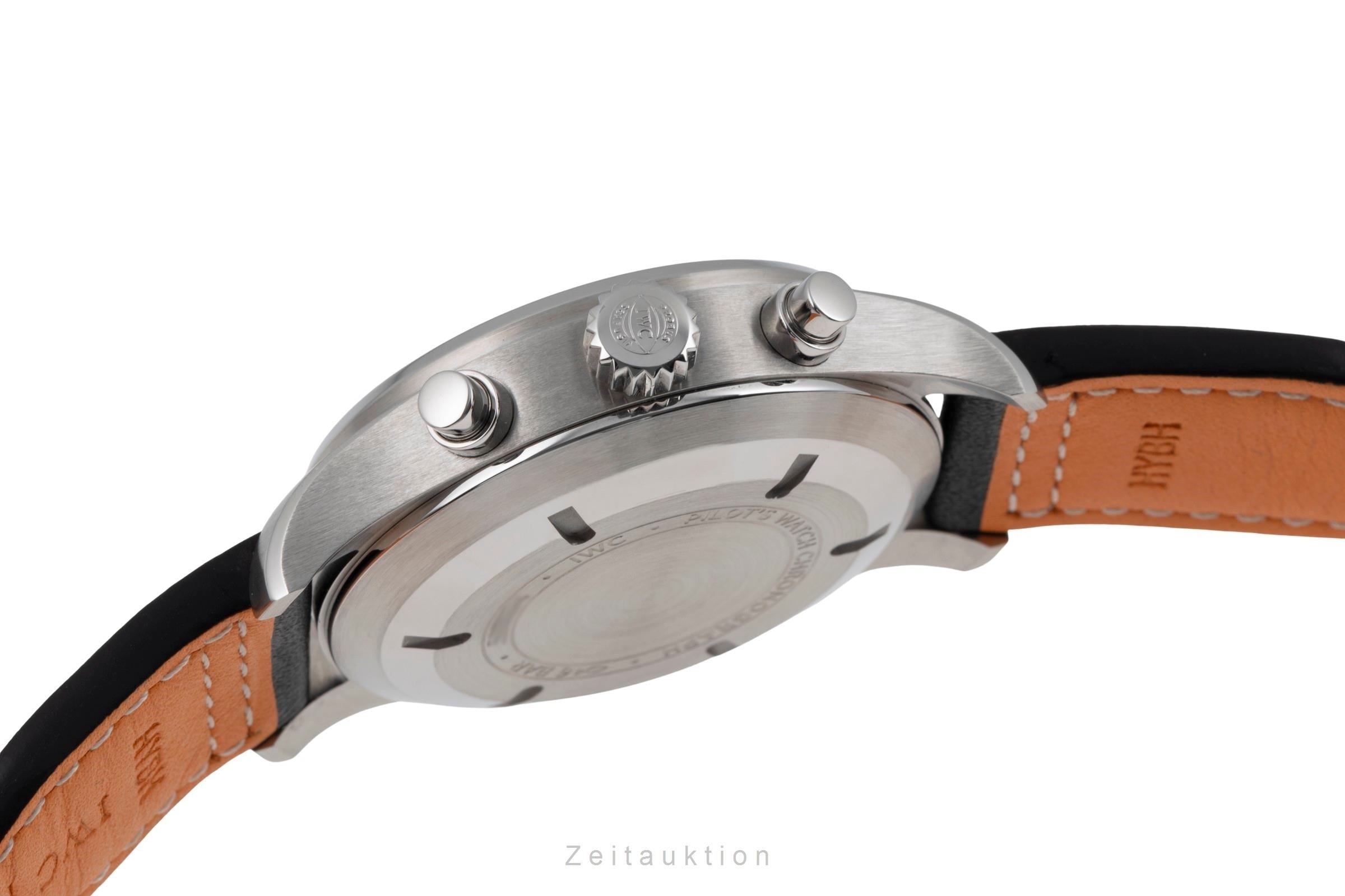 IWC Pilot chronograph steel automatic men's watch IW377730  [2505468]