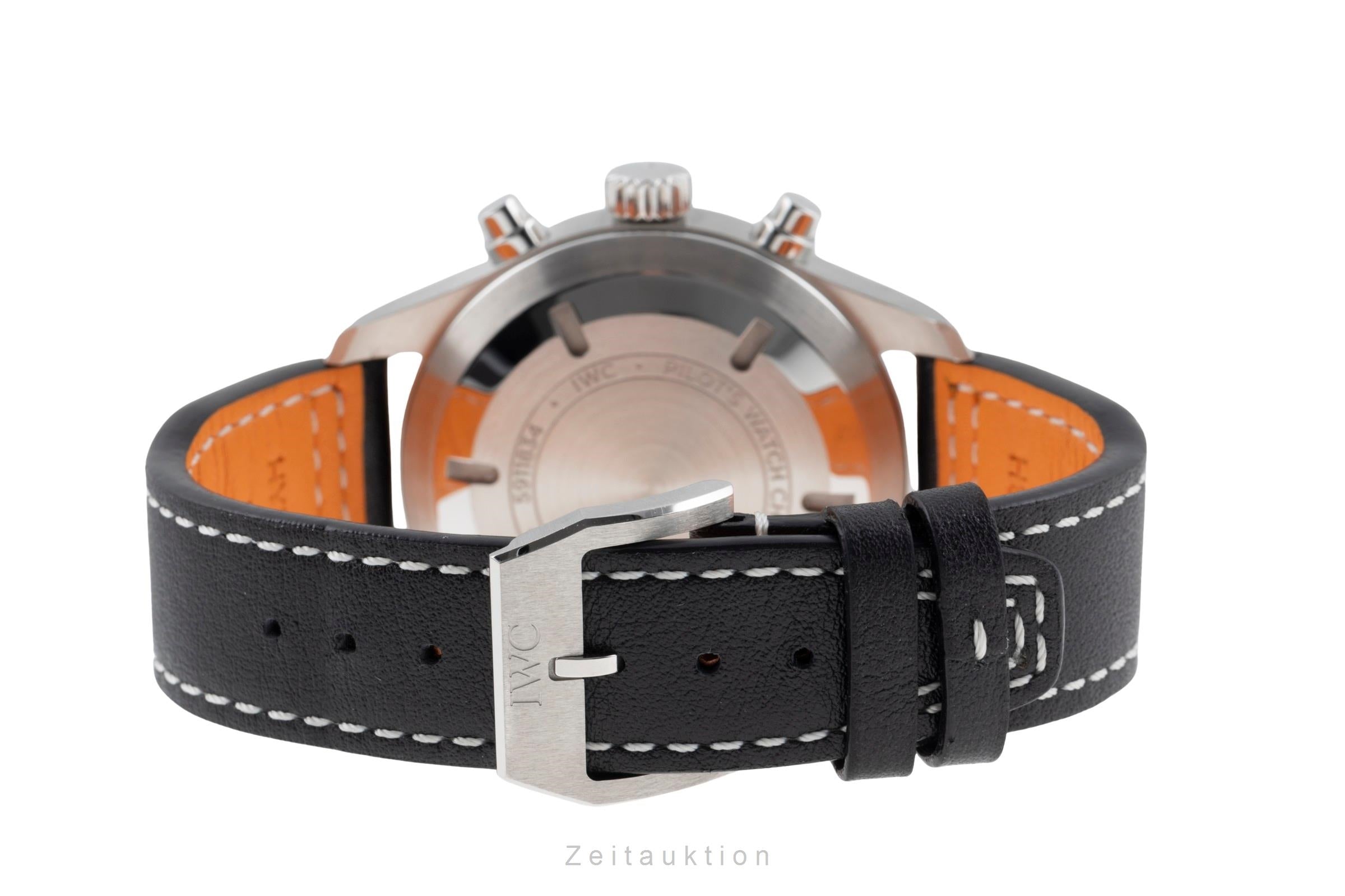 IWC Pilot chronograph steel automatic men's watch IW377730  [2505468]