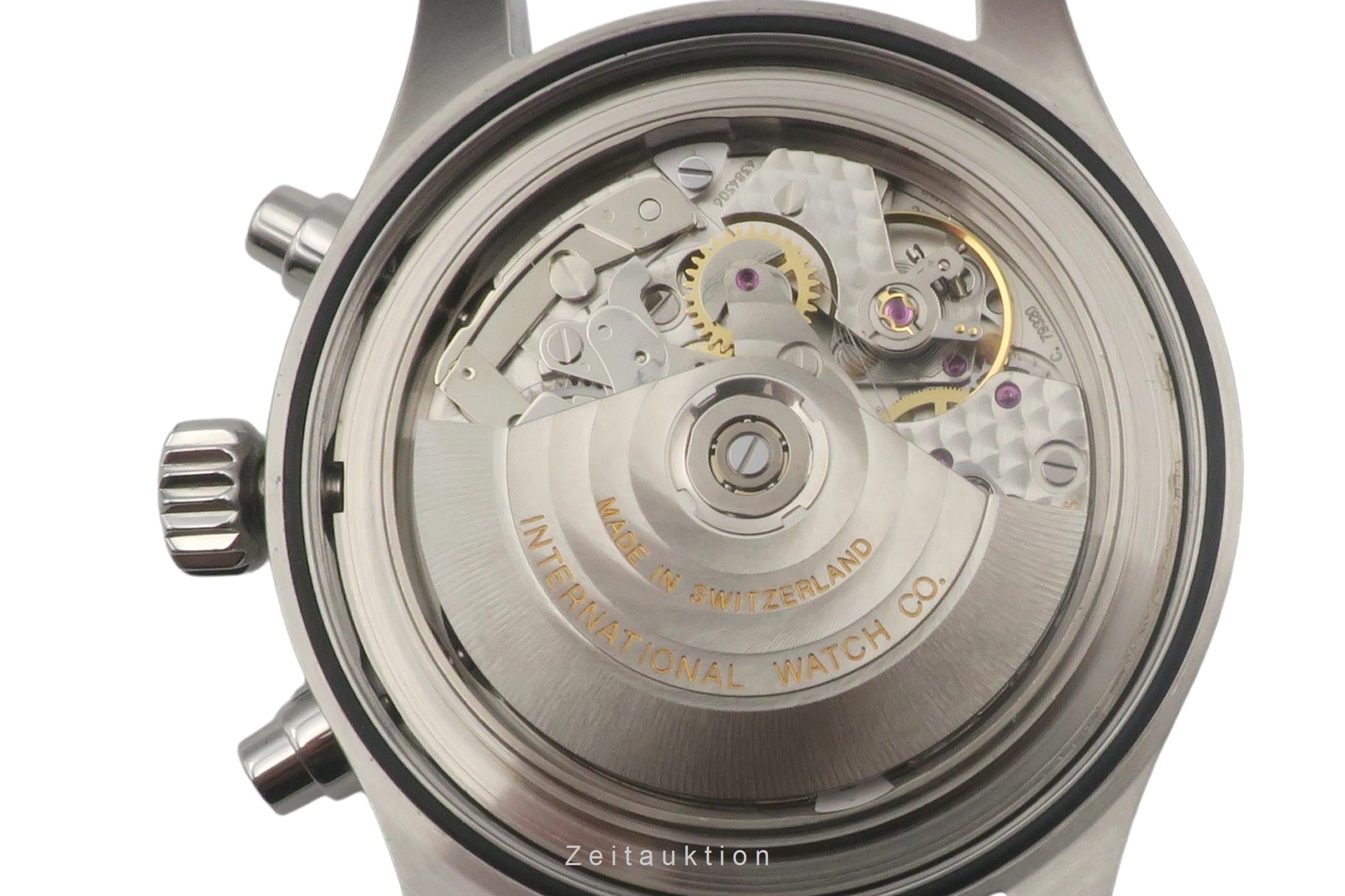 IWC Pilot chronograph steel automatic men's watch IW377730  [2505468]