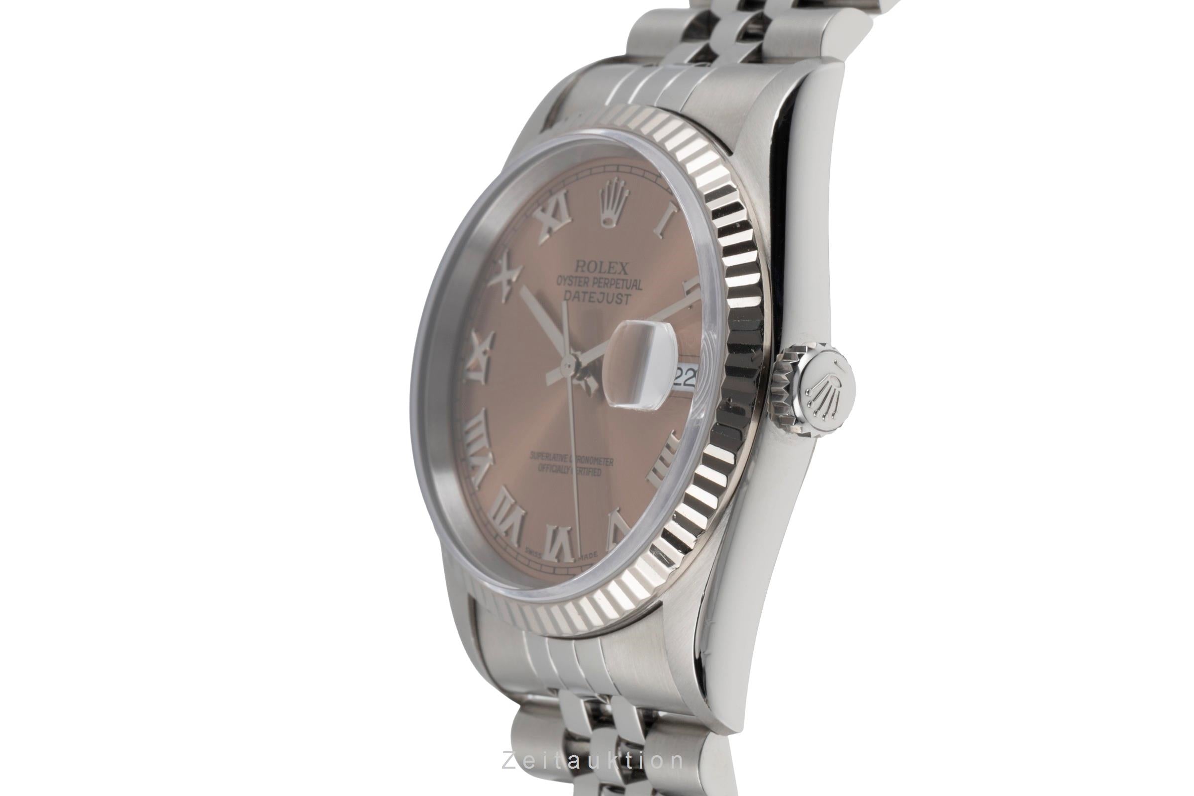 Rolex Datejust acier / or blanc automatique montre pour hommes 16234  [2505469]