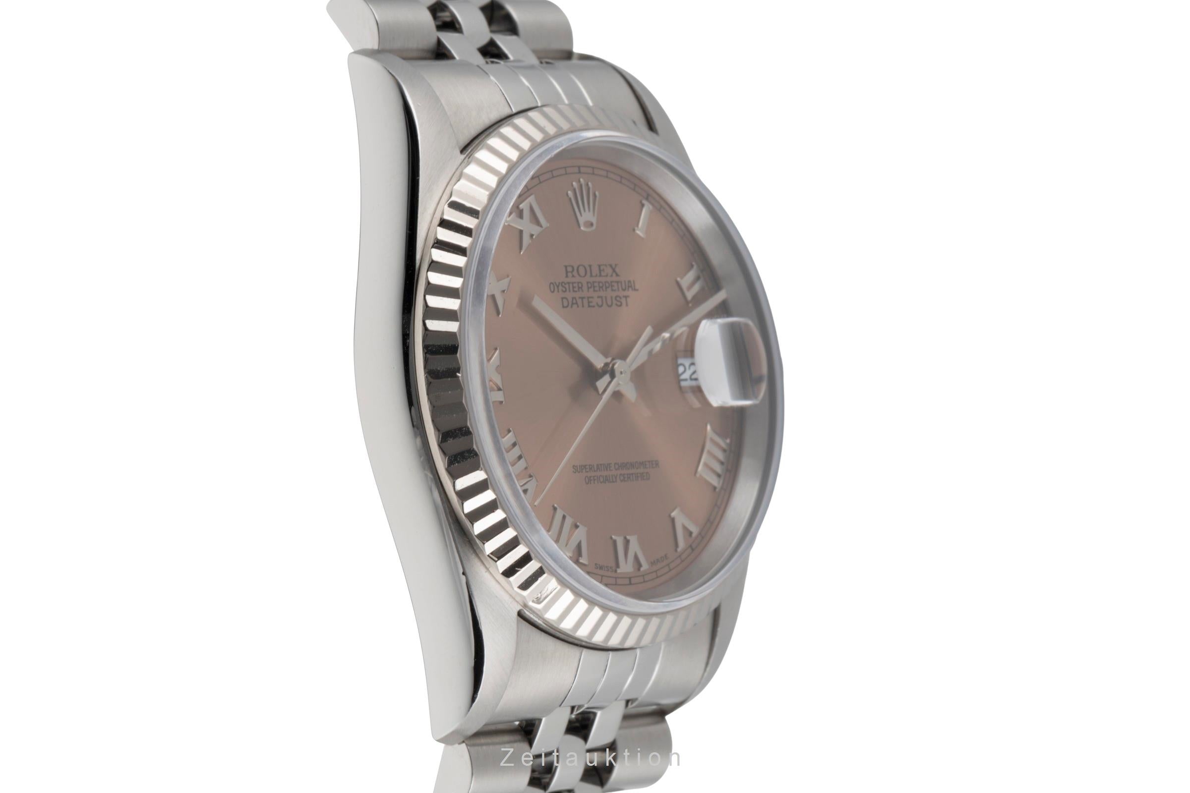 Rolex Datejust acier / or blanc automatique montre pour hommes 16234  [2505469]