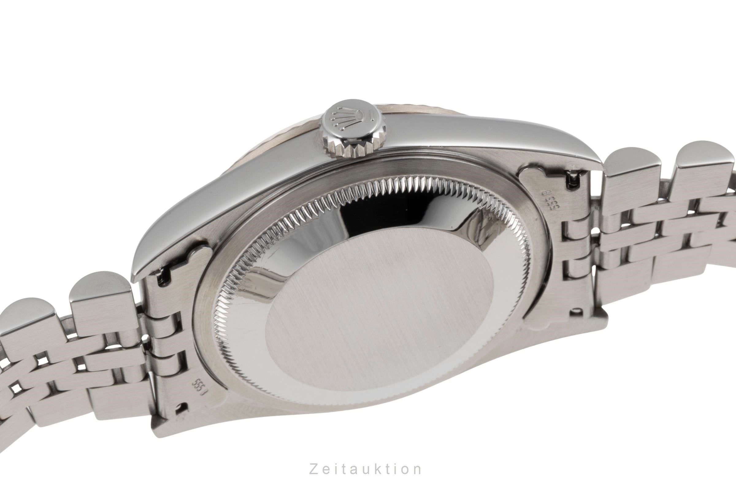 Rolex Datejust acier / or blanc automatique montre pour hommes 16234  [2505469]