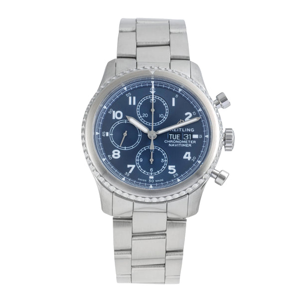 Breitling Navitimer cronografo acciaio automatismo orologio da uomo A13314  [2505472]
