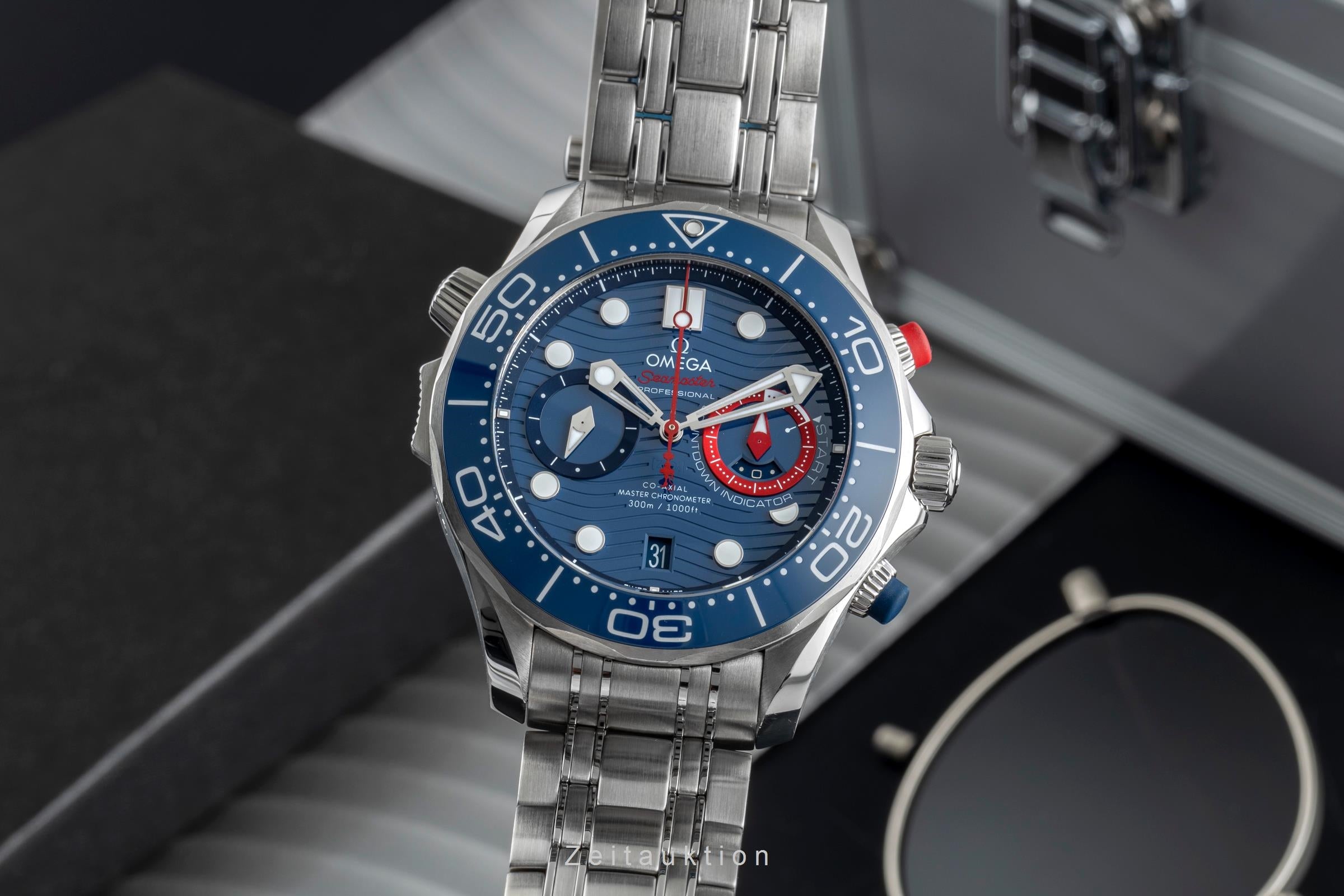 Omega Seamaster chronograph steel automatic men's watch 210.30.44.51.03.002  [2505474]