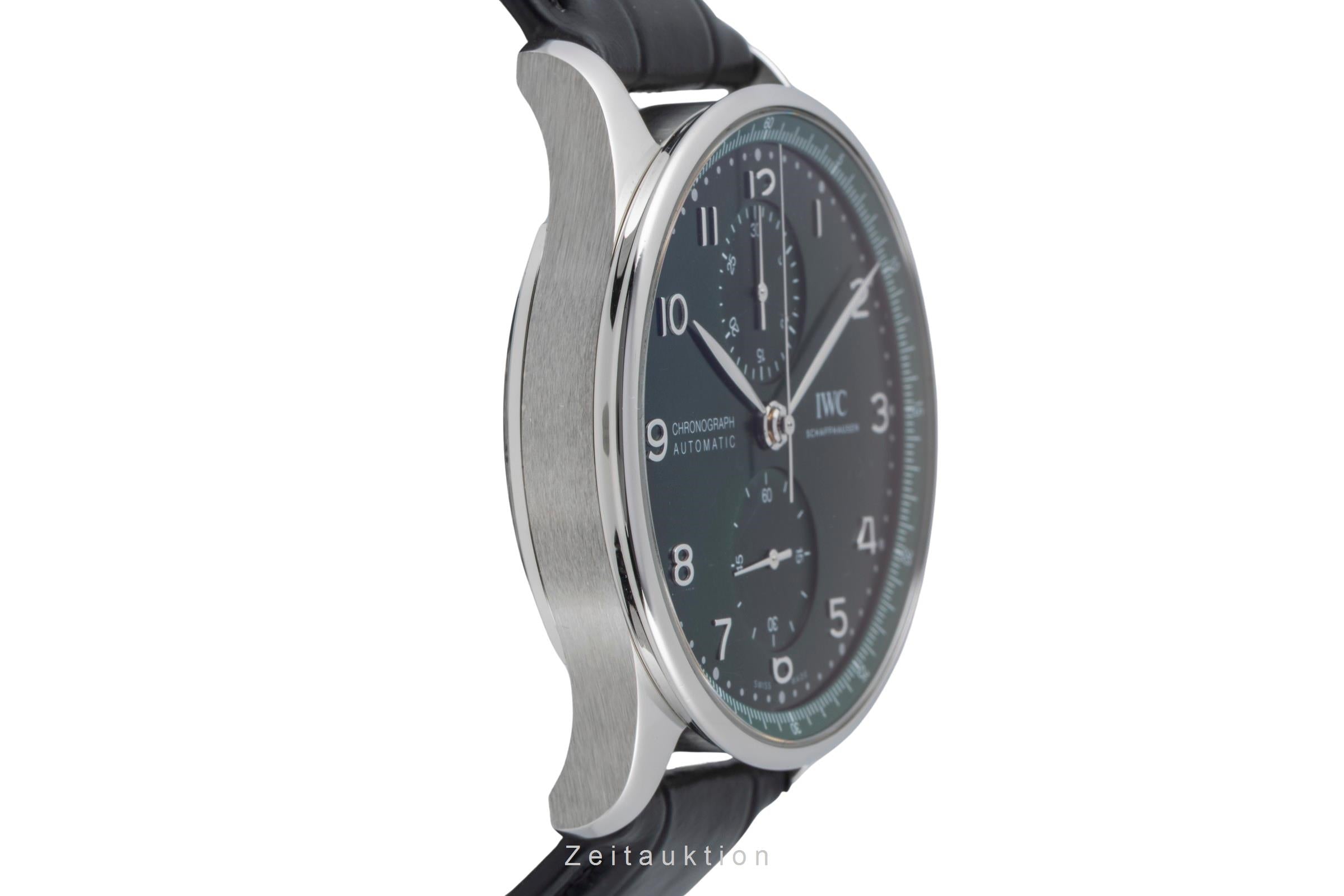 IWC Portugieser chronograph steel automatic men's watch IW371615 LP: 9100EUR  [2505475]