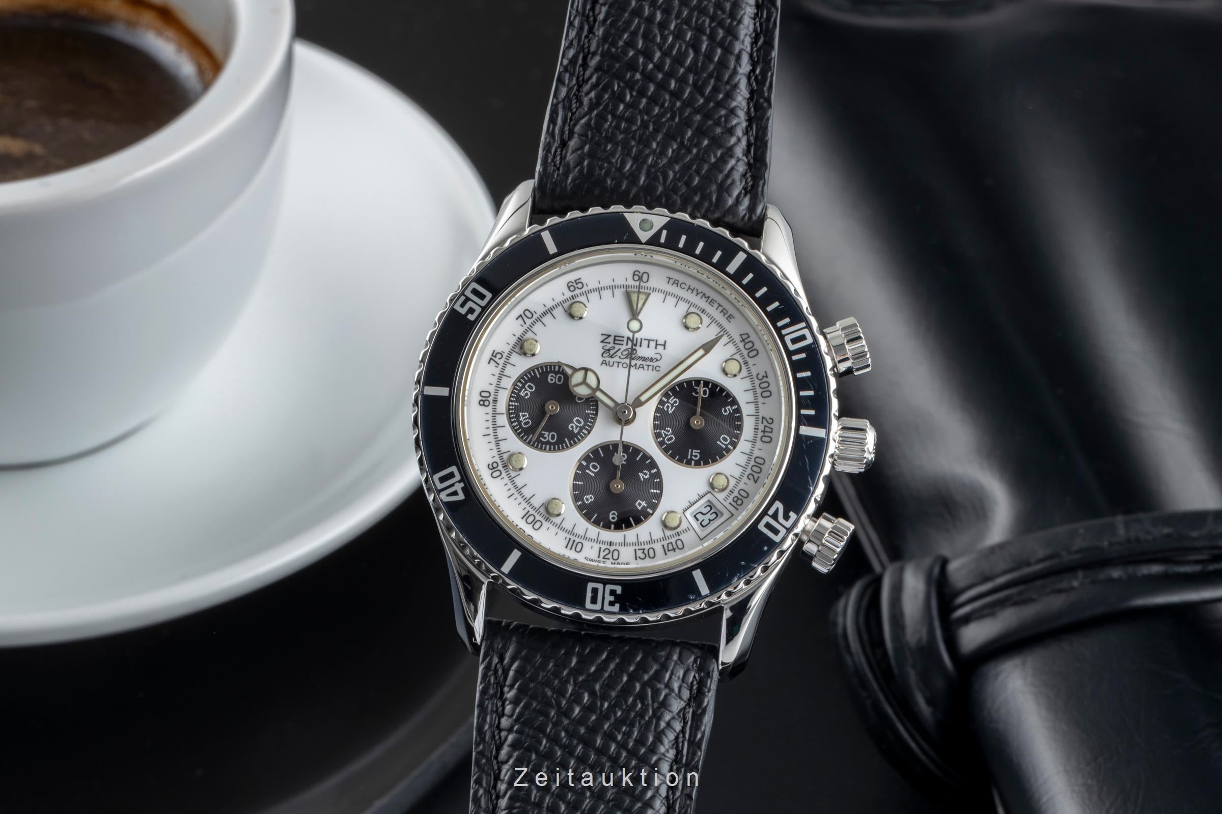 Zenith El Primero chronographe acier automatique montre pour hommes 02.2310.400  [2505478]