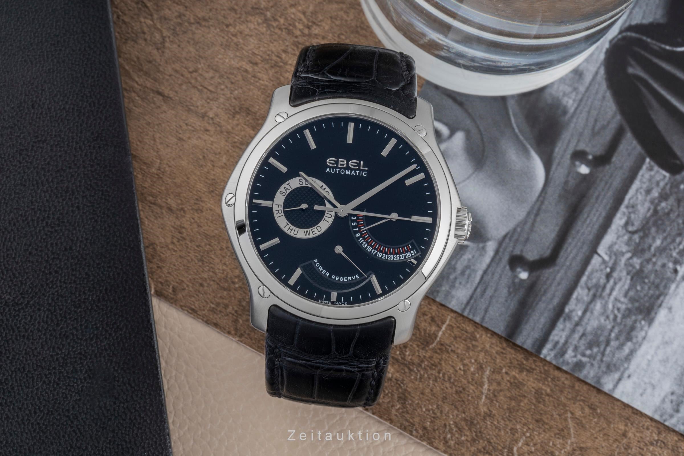 Ebel Hexagon steel automatic Kal. E 303 Ref. 1215865 E9303F61