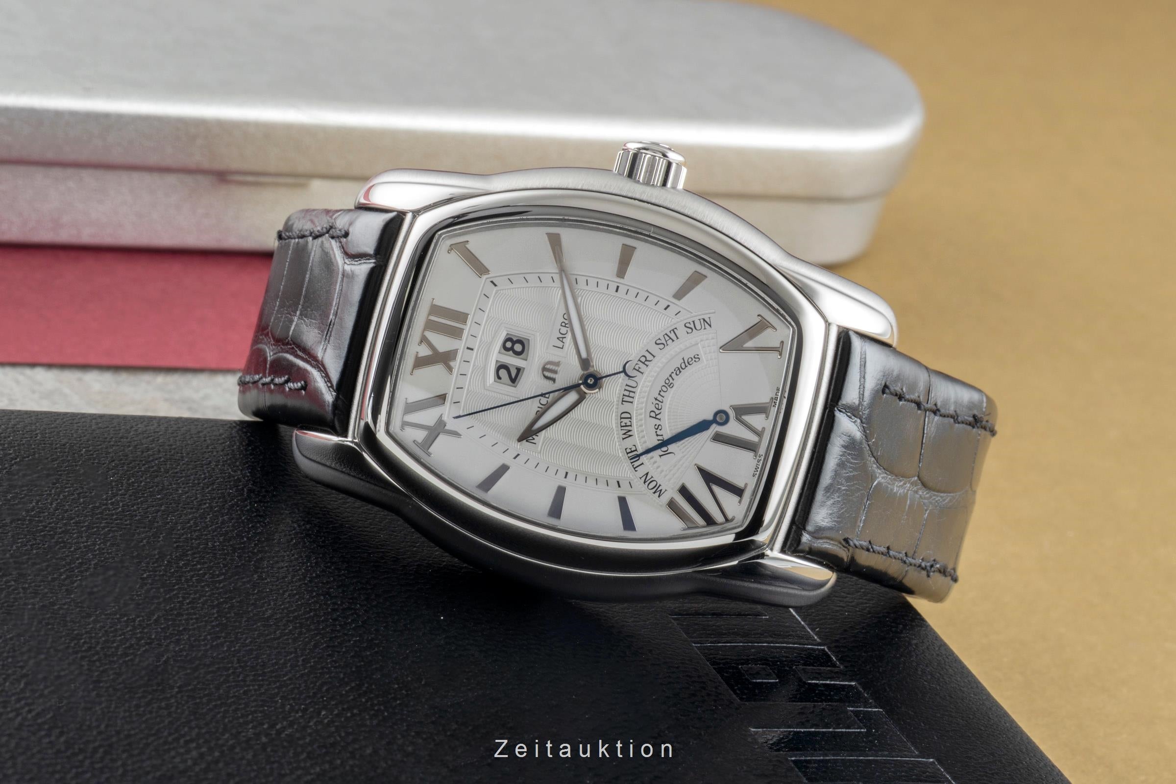 Maurice Lacroix Masterpiece acero automático reloj para caballeros MP6119-SS001-11E  [2505481]