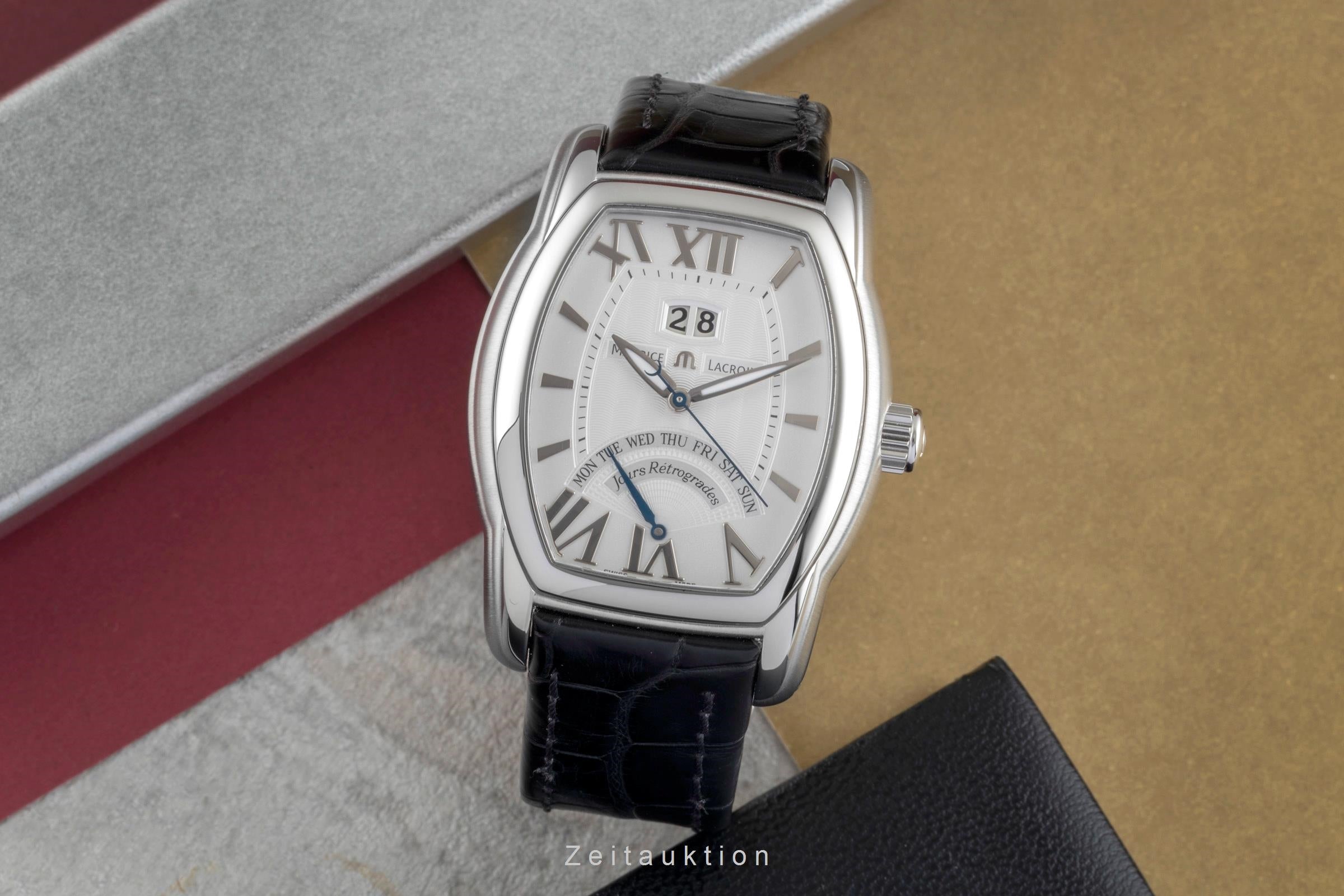 Maurice Lacroix Masterpiece acero automático reloj para caballeros MP6119-SS001-11E  [2505481]