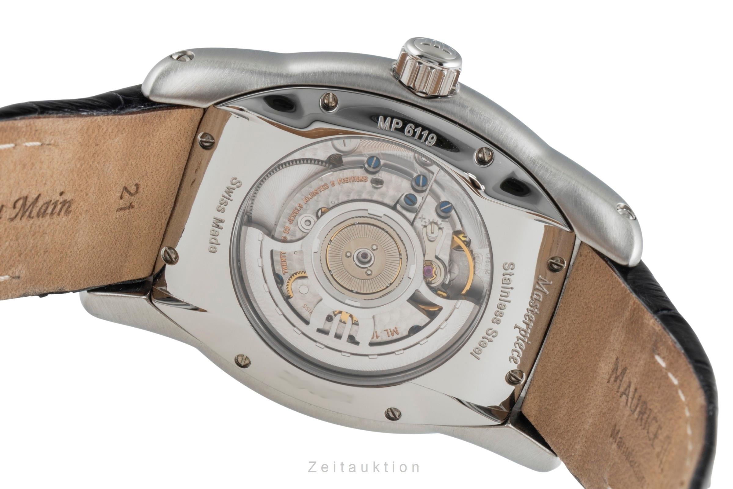 Maurice Lacroix Masterpiece acero automático reloj para caballeros MP6119-SS001-11E  [2505481]