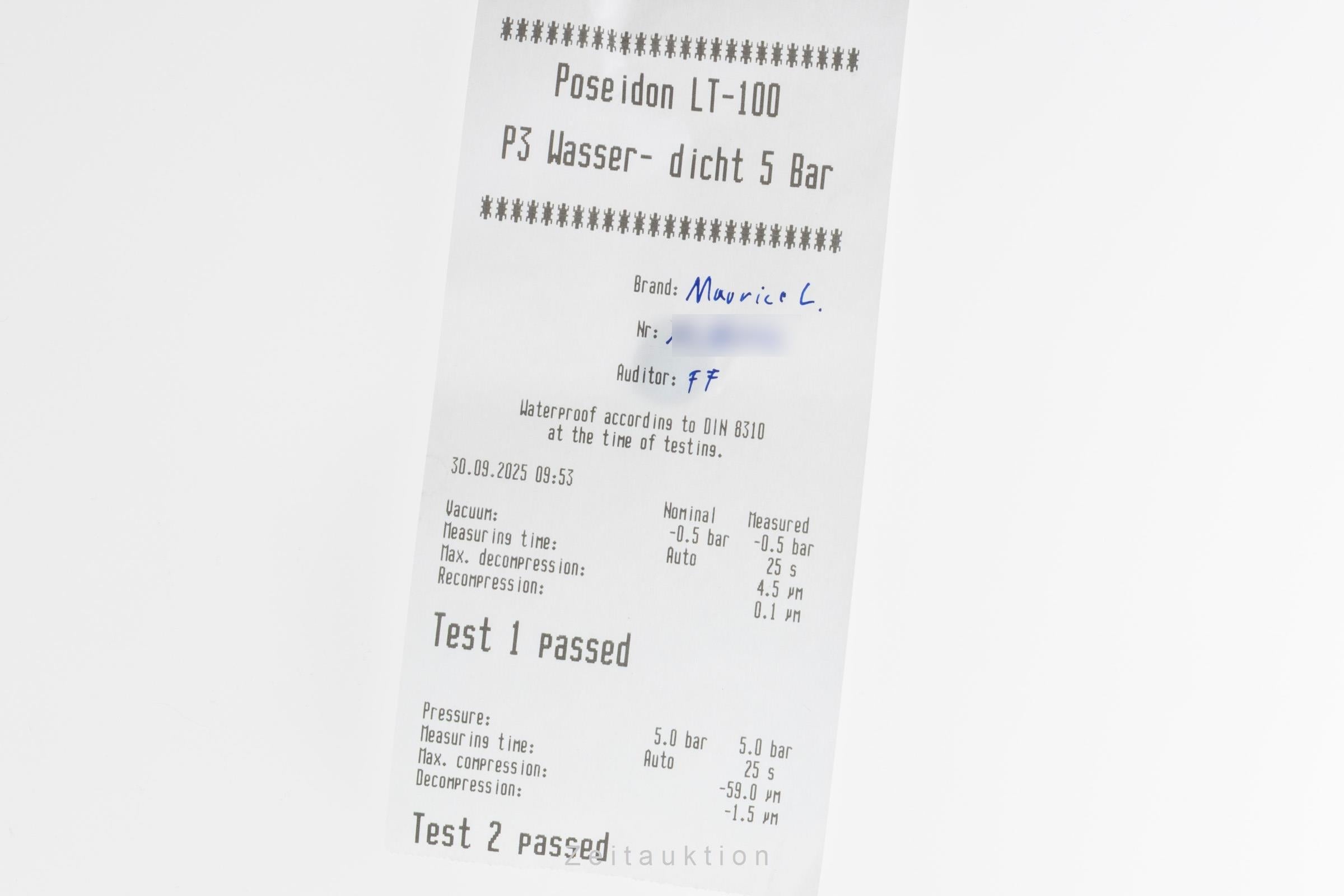 Maurice Lacroix Masterpiece acero automático reloj para caballeros MP6119-SS001-11E  [2505481]