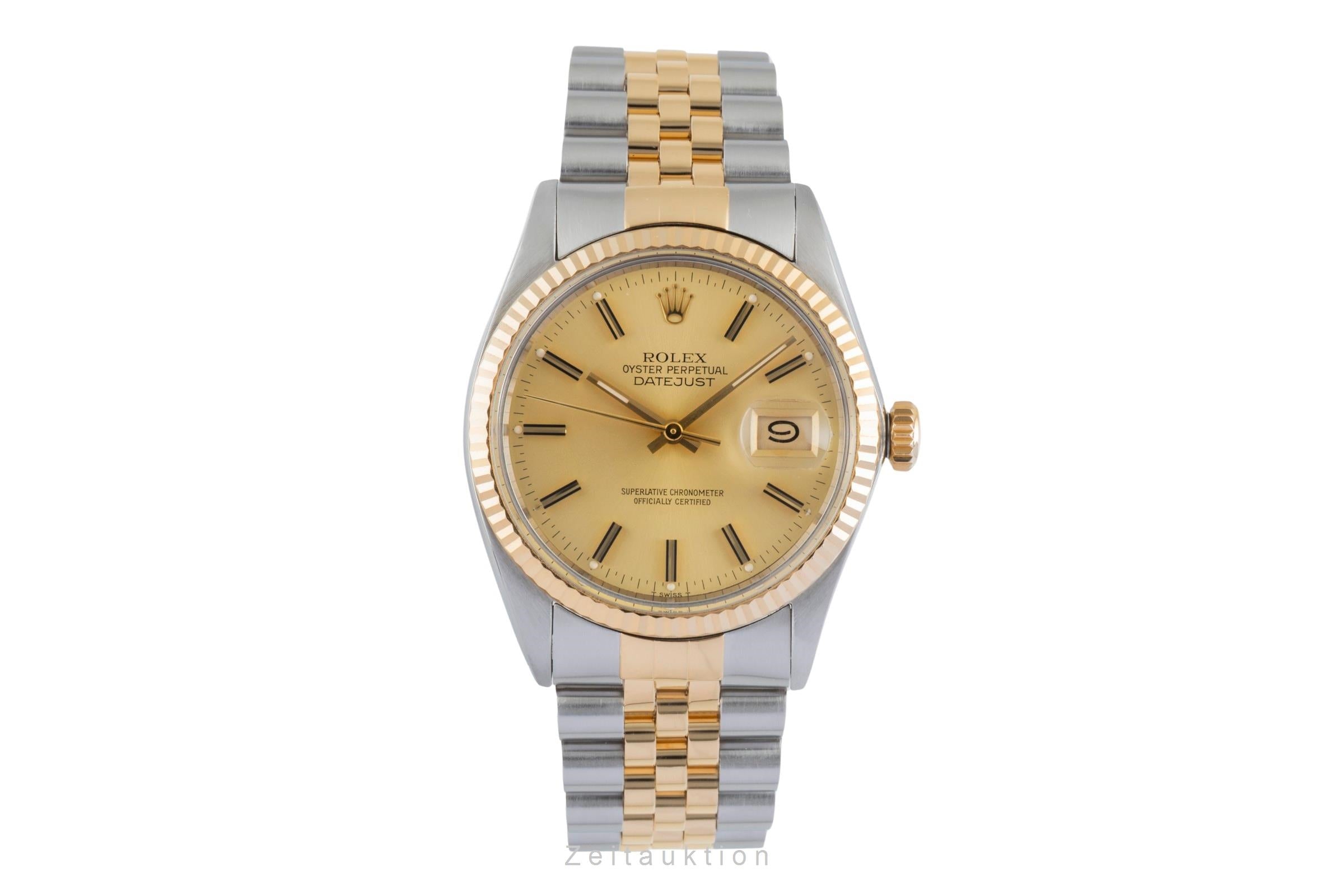 Rolex Datejust 36 Oyster Perpetual Stahl / Gold Automatik Ref. 16013 Klassiker [2505483]
