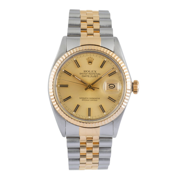 Rolex Datejust 36 Oyster Perpetual Stahl / Gold Automatik Ref. 16013 Klassiker [2505483]