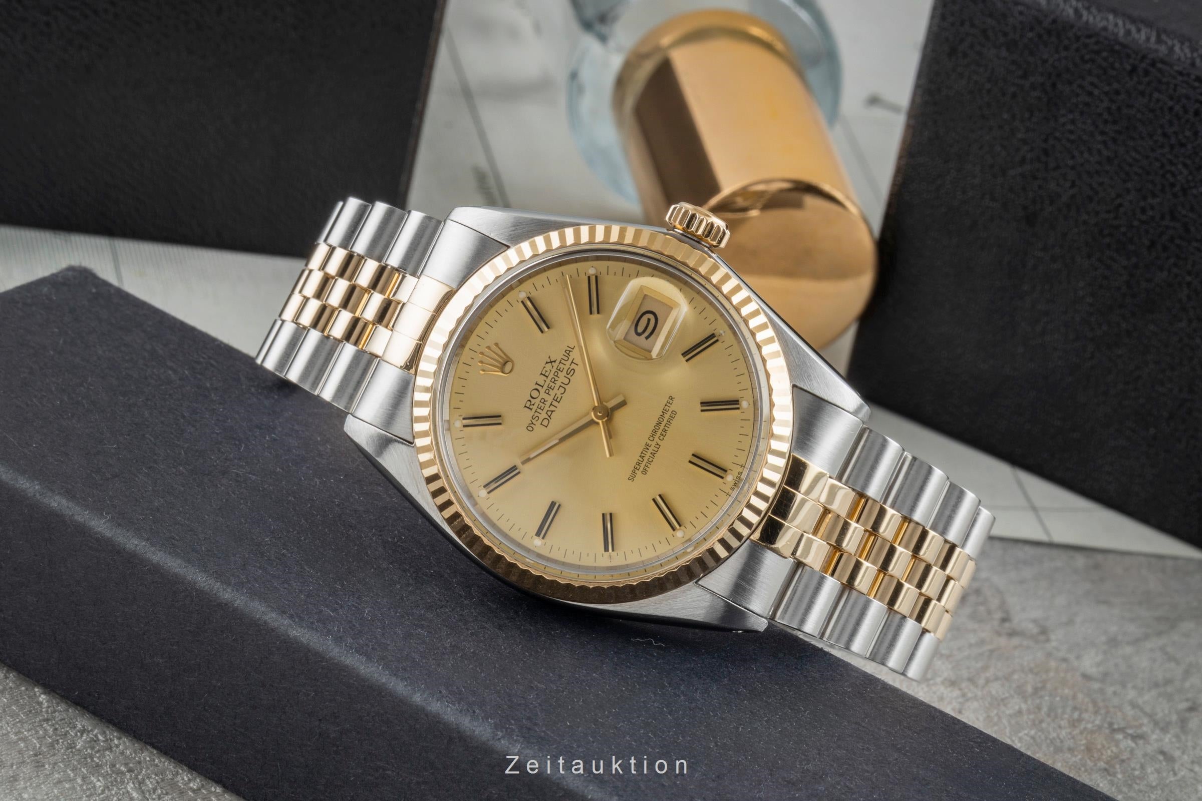 Rolex Datejust 36 Oyster Perpetual Stahl / Gold Automatik Ref. 16013 Klassiker [2505483]