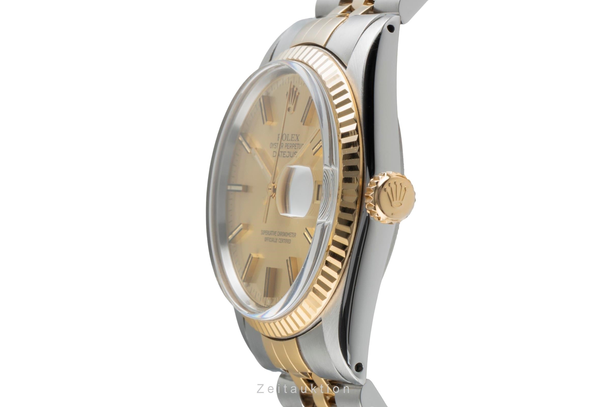 Rolex Datejust 36 Oyster Perpetual Stahl / Gold Automatik Ref. 16013 Klassiker [2505483]
