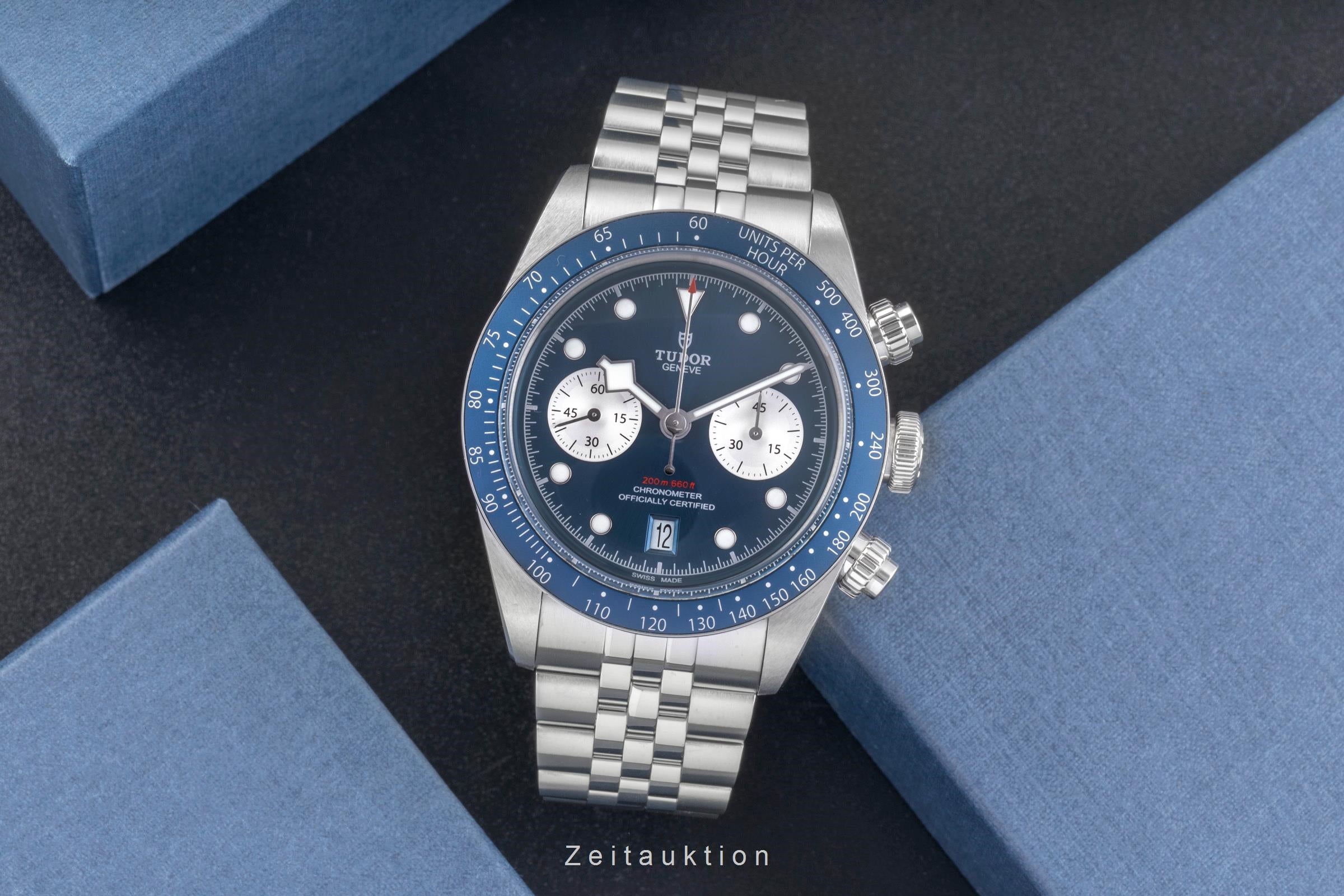 Tudor Black Bay chronographe acier automatique montre pour hommes 79360B-002 LP: 5870EUR  [2505484]