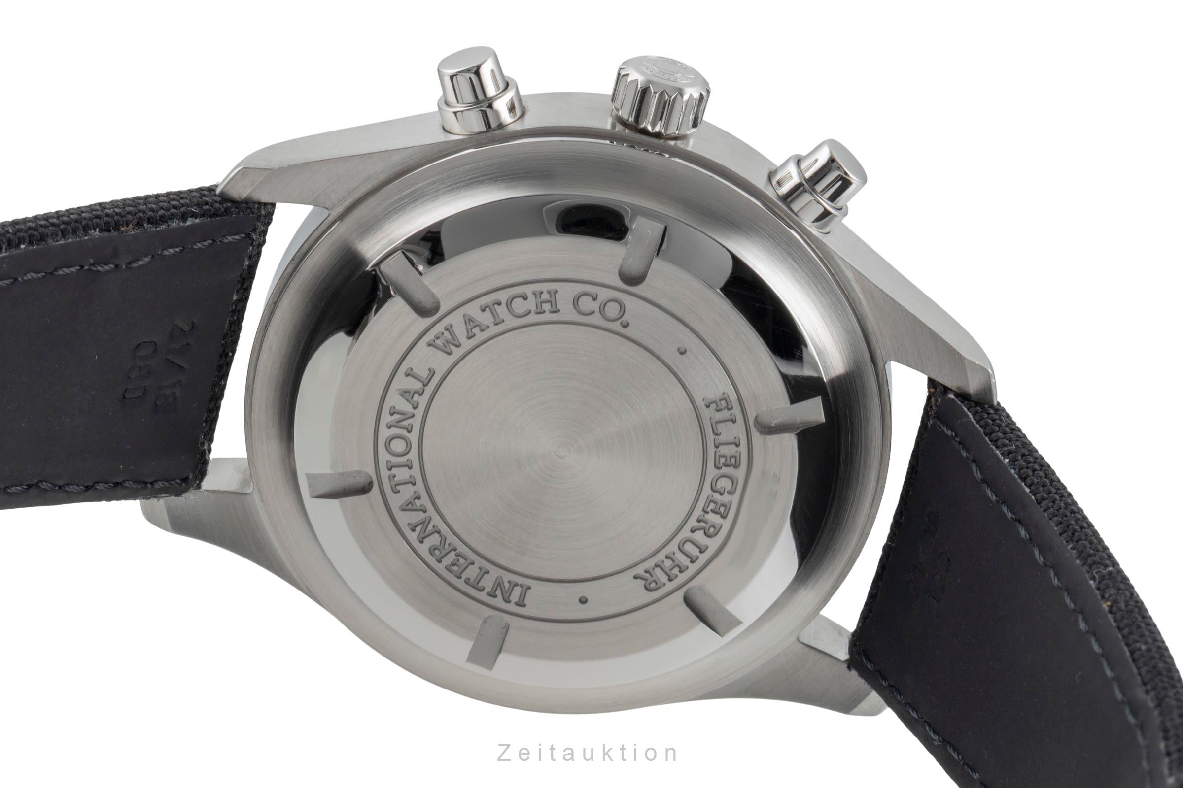 IWC Fliegerchronograph chronographe acier automatique montre pour hommes IW371701  [2505485]