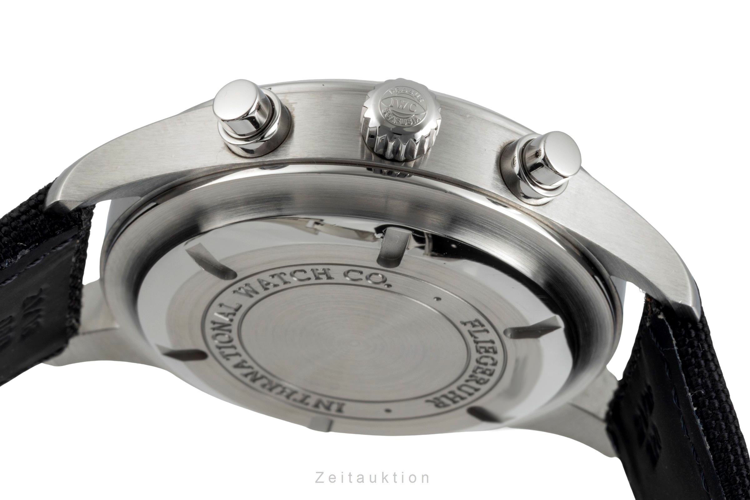 IWC Fliegerchronograph chronographe acier automatique montre pour hommes IW371701  [2505485]