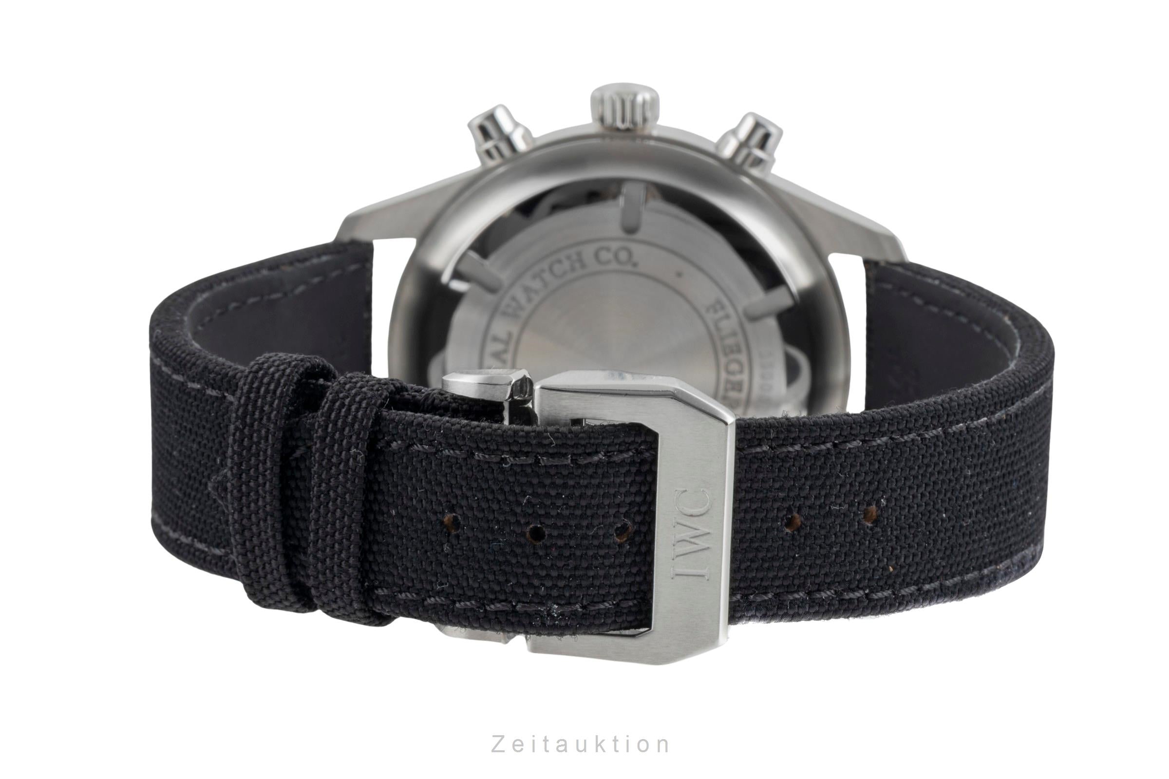 IWC Fliegerchronograph chronographe acier automatique montre pour hommes IW371701  [2505485]