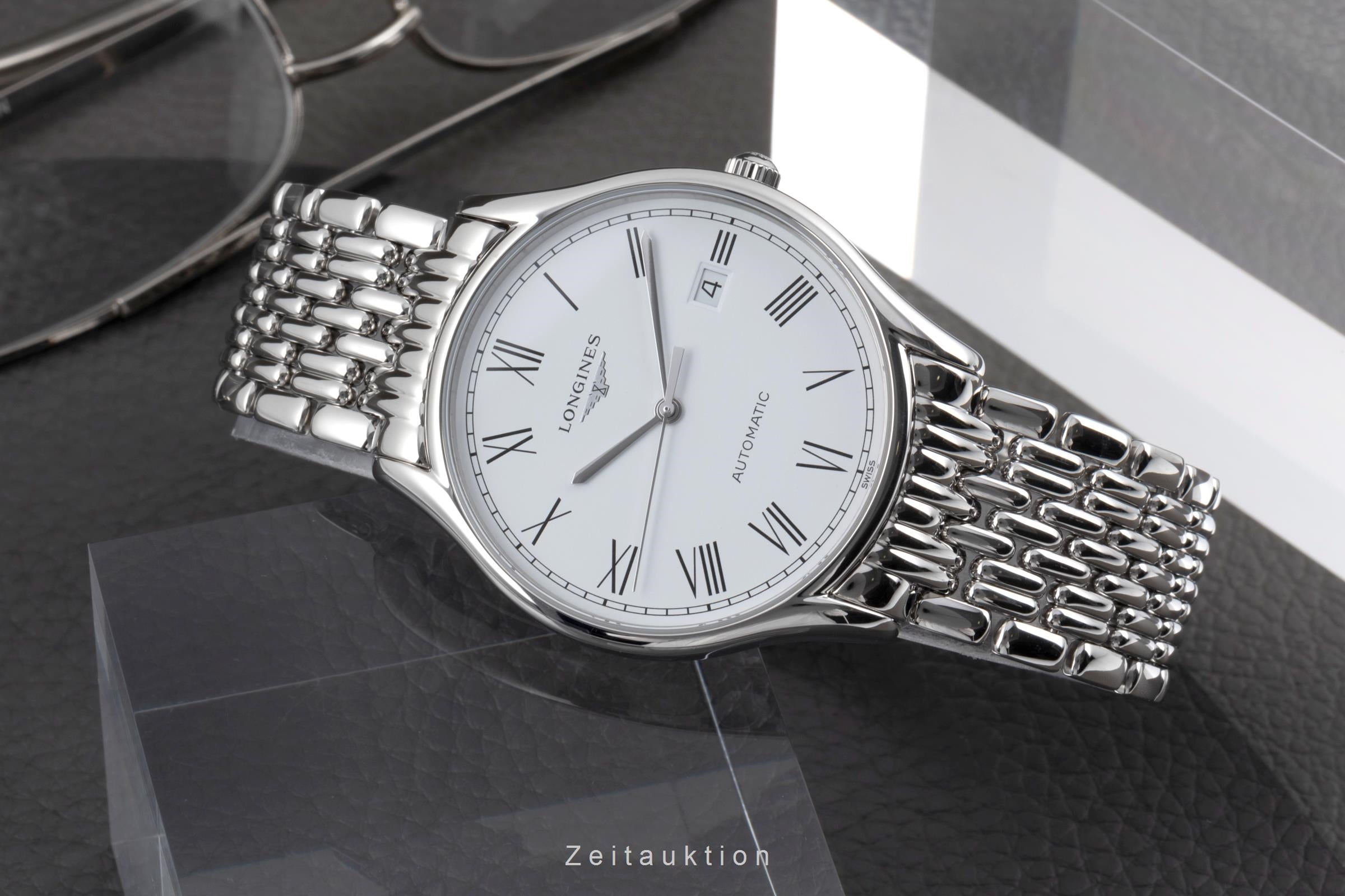 Longines Lyre acero automático reloj para caballeros L4.960.4.11.6  [2505486]
