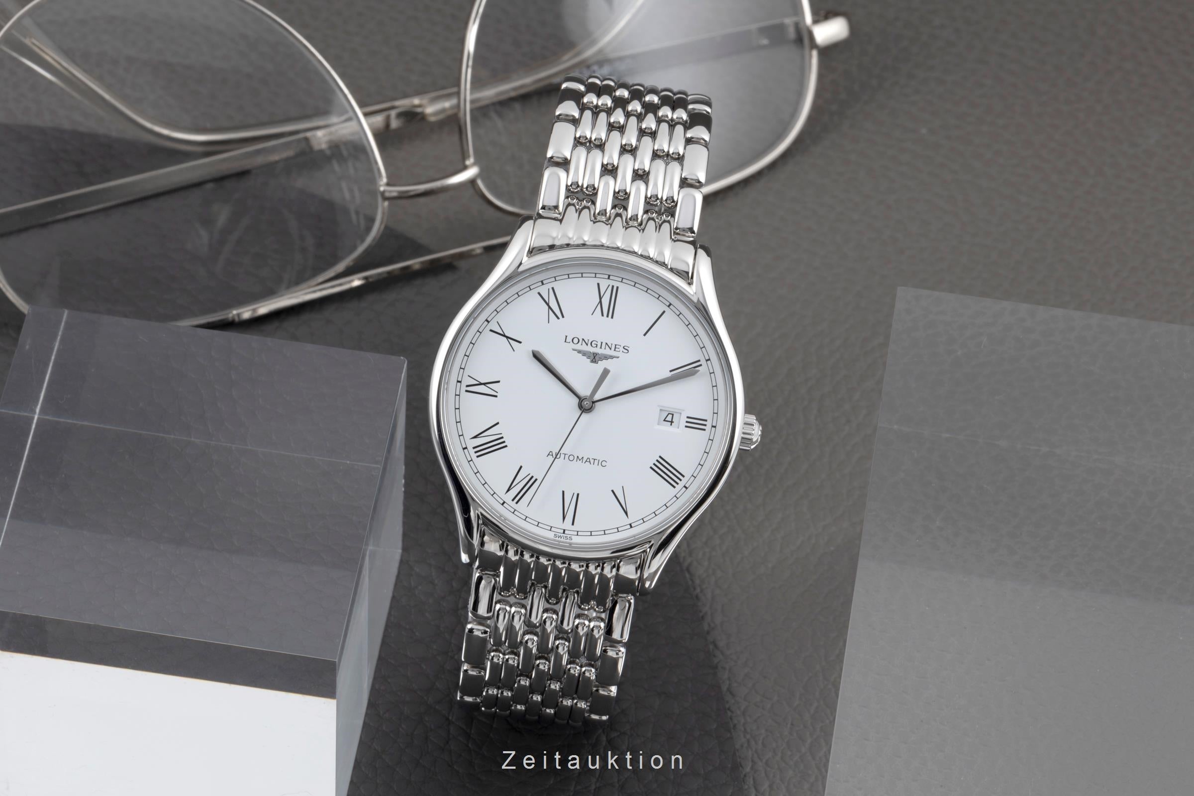 Longines Lyre acero automático reloj para caballeros L4.960.4.11.6  [2505486]