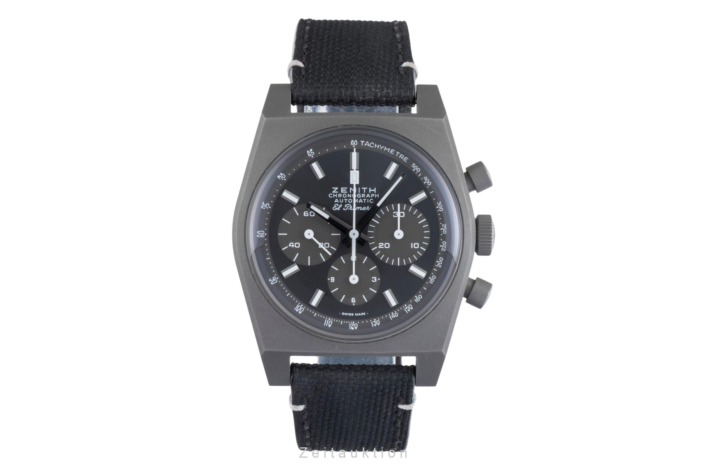 Zenith Chronomaster chronograph titanium automatic men's watch 97.T384.4061/21.C822 LP: 9800EUR  [2505488]