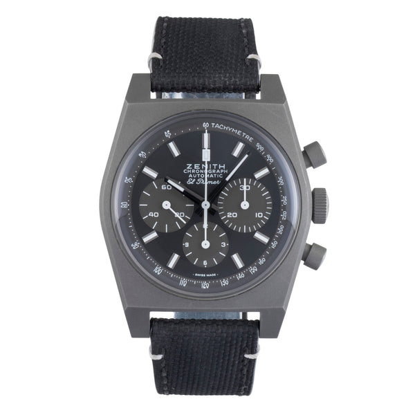 Zenith Chronomaster chronograph titanium automatic men's watch 97.T384.4061/21.C822 LP: 9800EUR  [2505488]