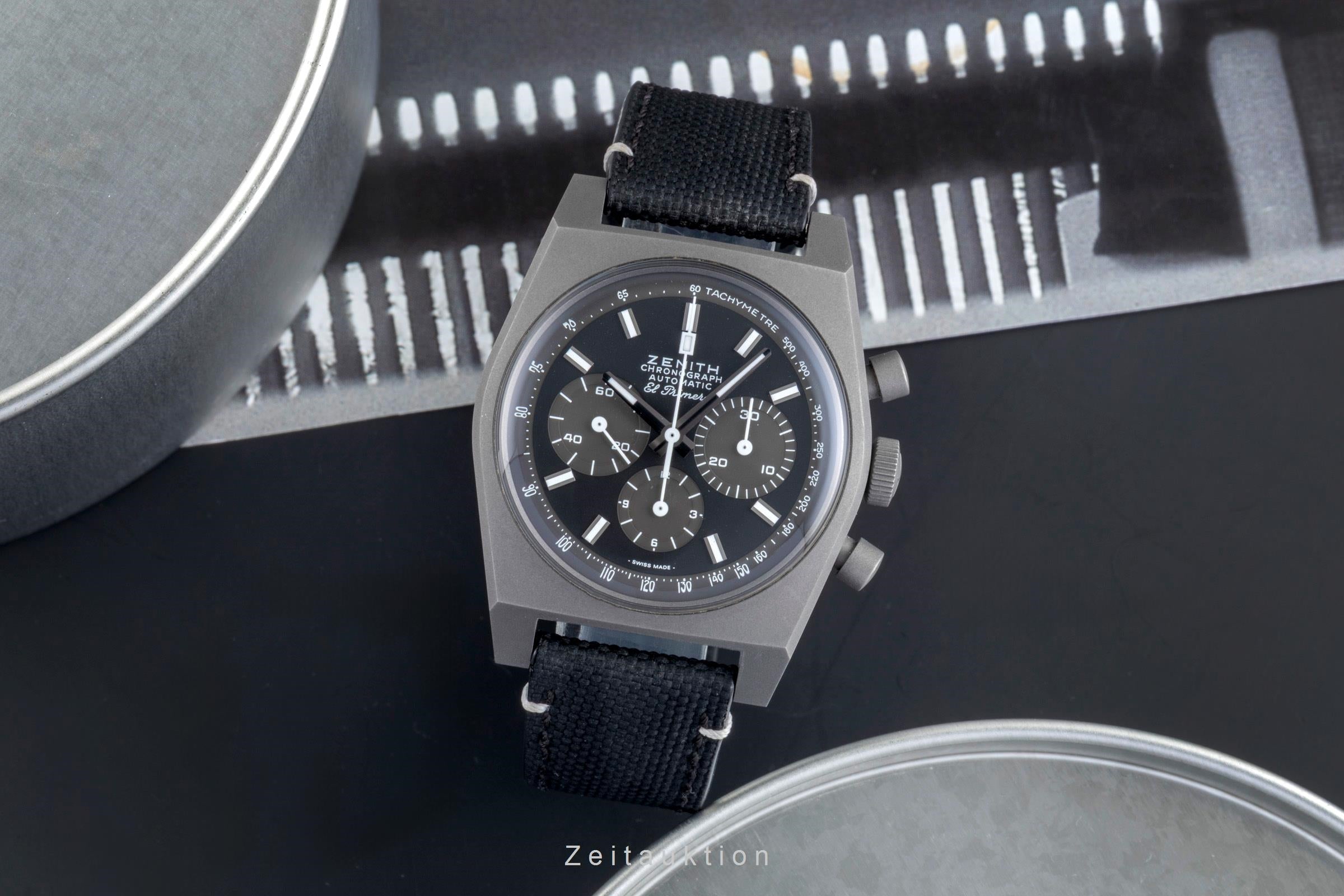 Zenith Chronomaster chronograph titanium automatic men's watch 97.T384.4061/21.C822 LP: 9800EUR  [2505488]