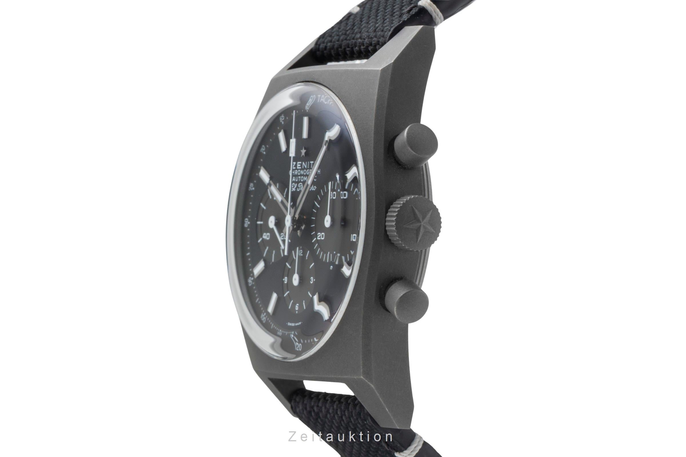Zenith Chronomaster chronograph titanium automatic men's watch 97.T384.4061/21.C822 LP: 9800EUR  [2505488]
