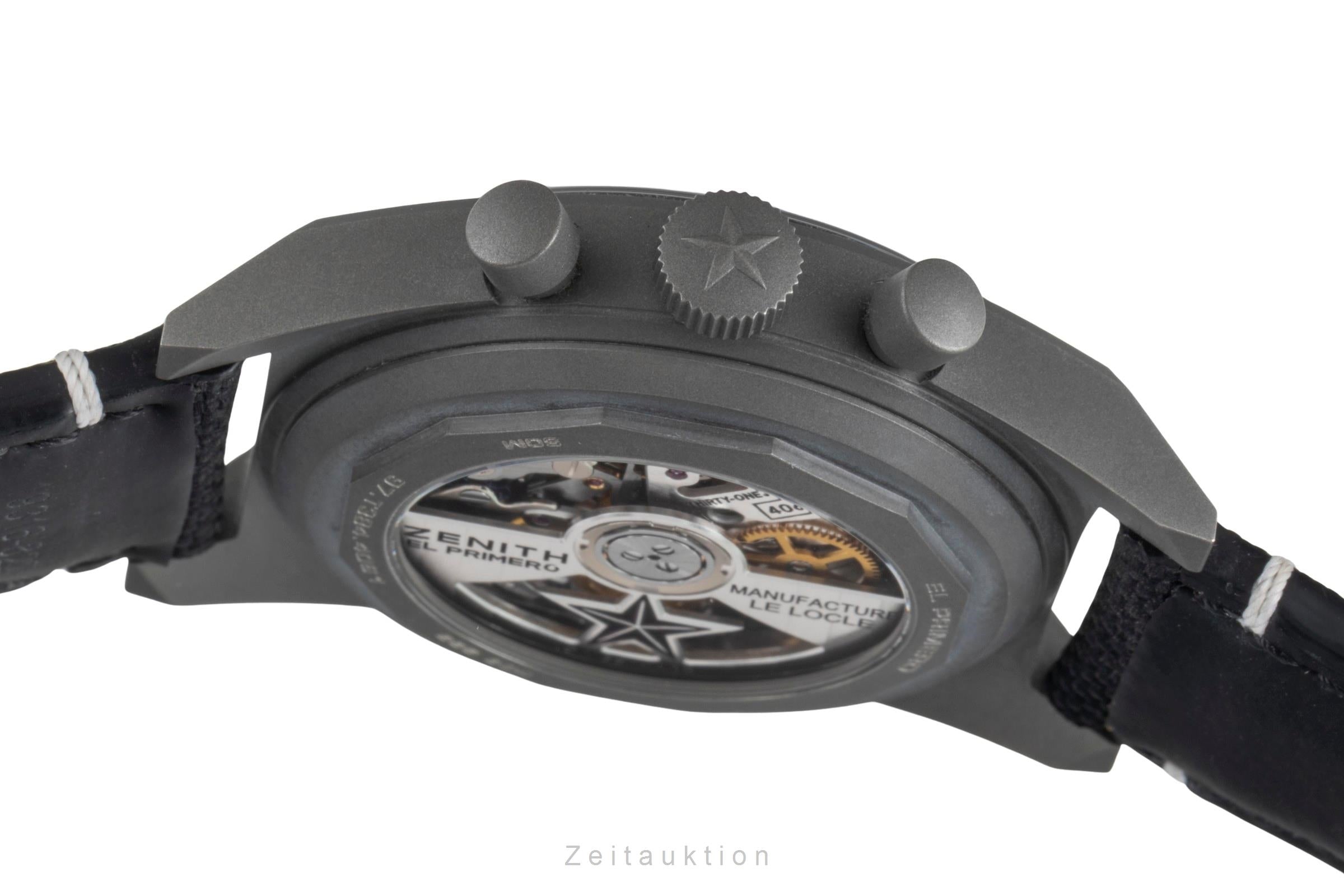 Zenith Chronomaster chronograph titanium automatic men's watch 97.T384.4061/21.C822 LP: 9800EUR  [2505488]