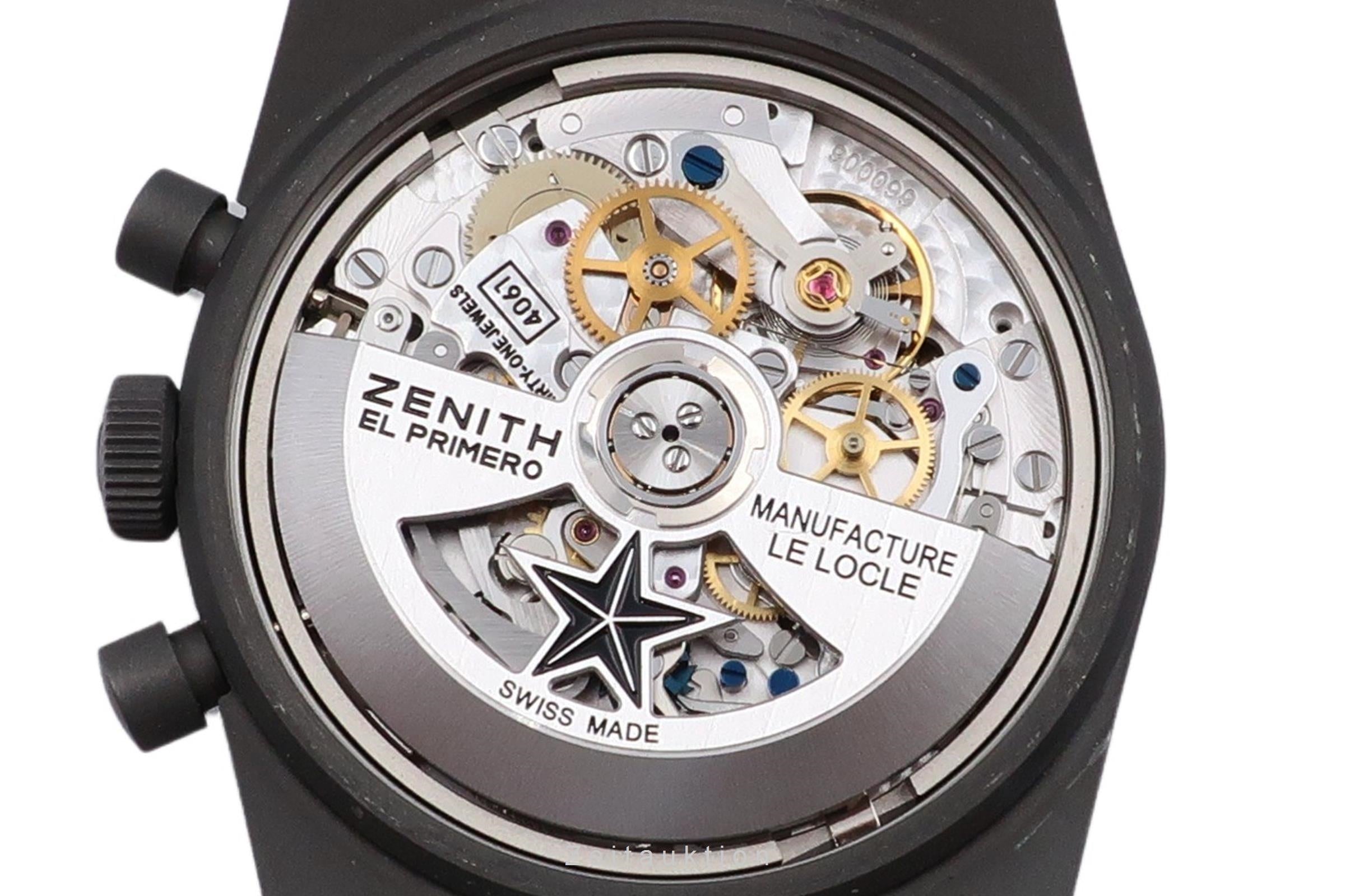 Zenith Chronomaster chronograph titanium automatic men's watch 97.T384.4061/21.C822 LP: 9800EUR  [2505488]