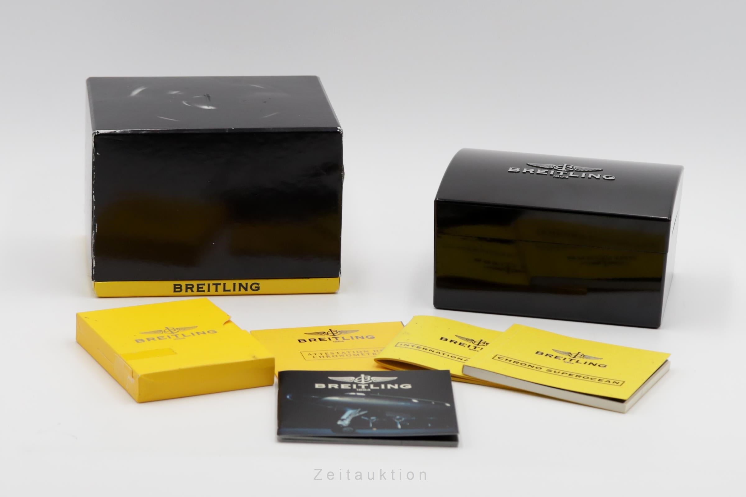 Breitling Superocean Chronograph Stahl Automatik Herrenuhr Ref. A13340 B&P [2505492]