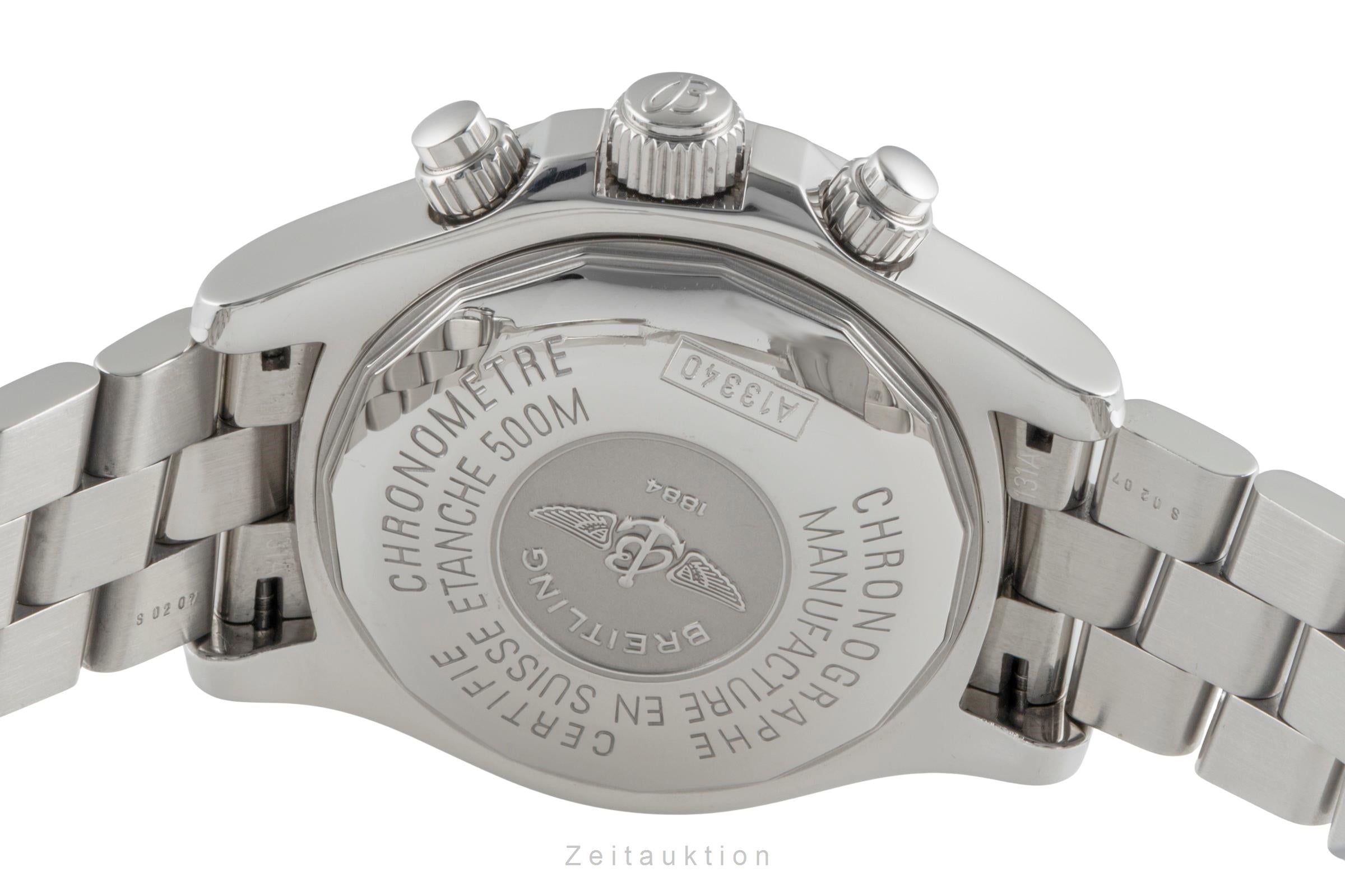 Breitling Superocean Chronograph Stahl Automatik Herrenuhr Ref. A13340 B&P [2505492]