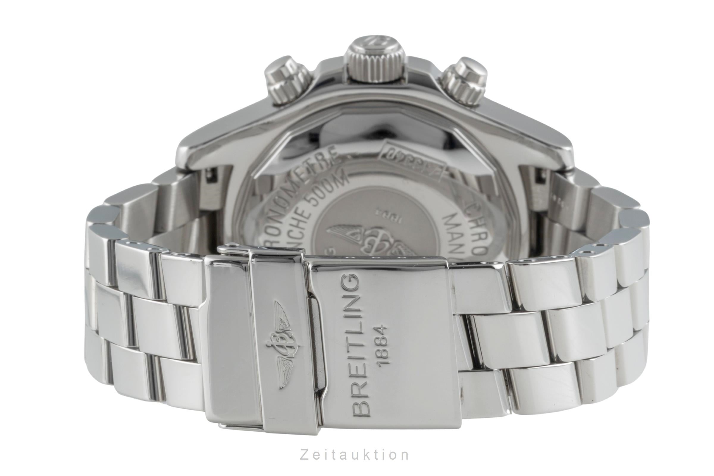 Breitling Superocean Chronograph Stahl Automatik Herrenuhr Ref. A13340 B&P [2505492]