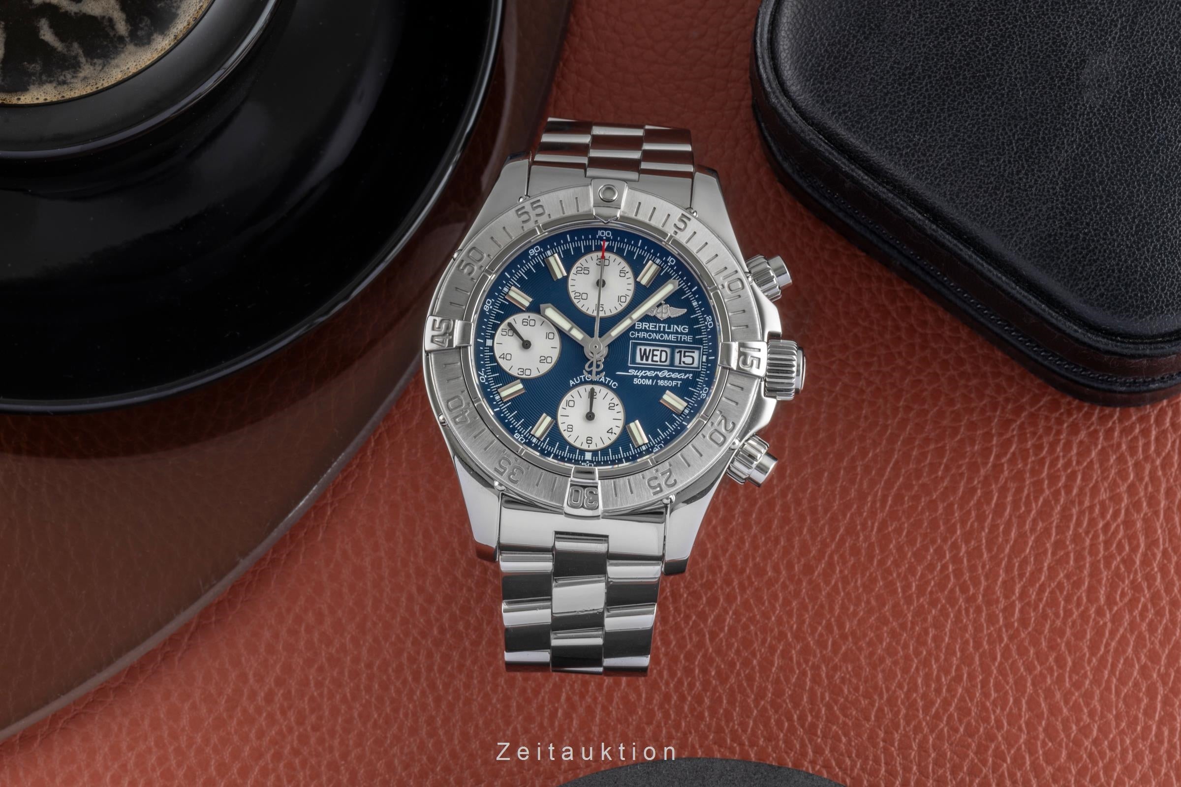 Breitling Superocean cronógrafo acero automático reloj para caballeros A13340  [2505493]