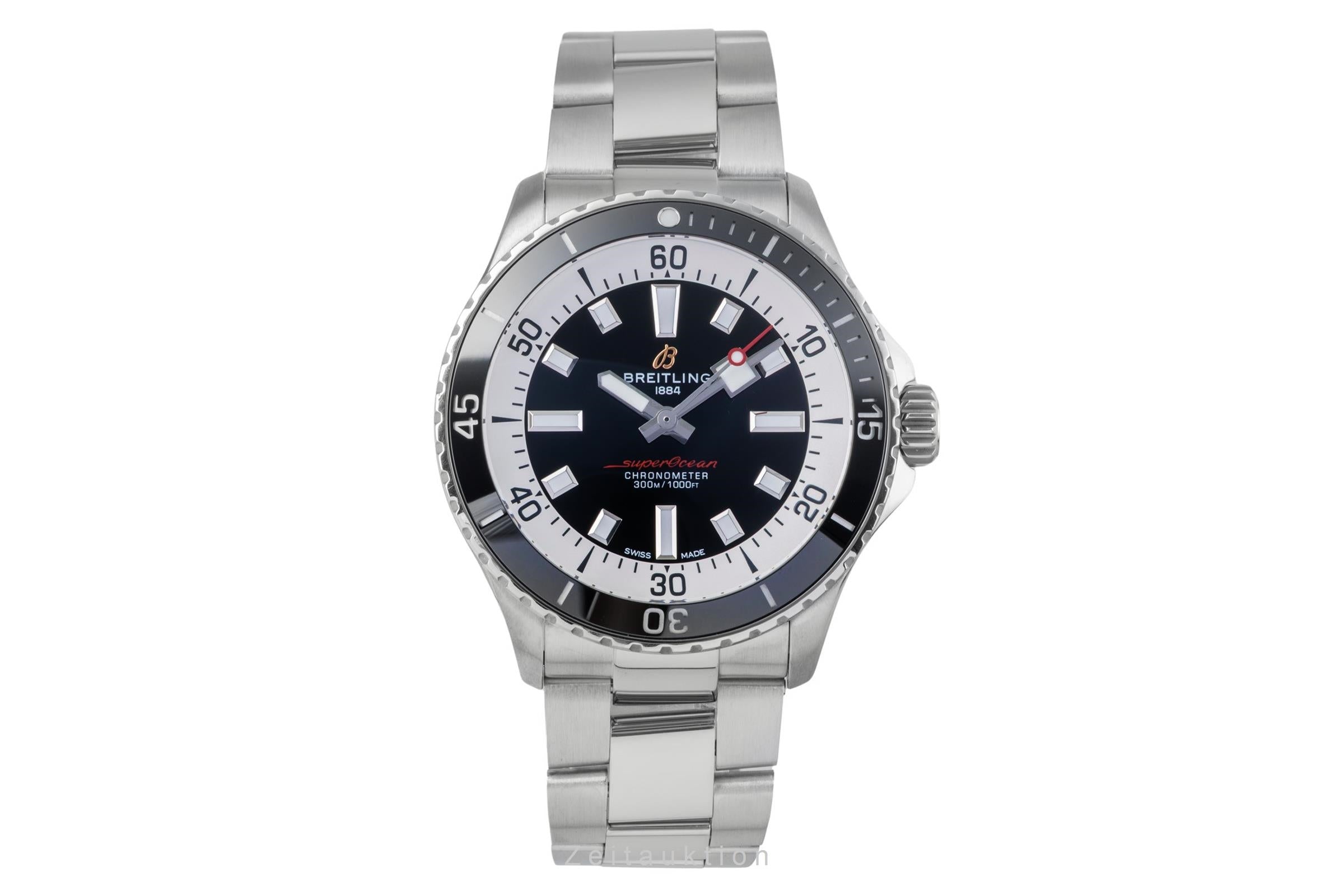 Breitling Superocean acciaio automatismo orologio da uomo A17375211B1A1 LP: 5650EUR  [2505494]