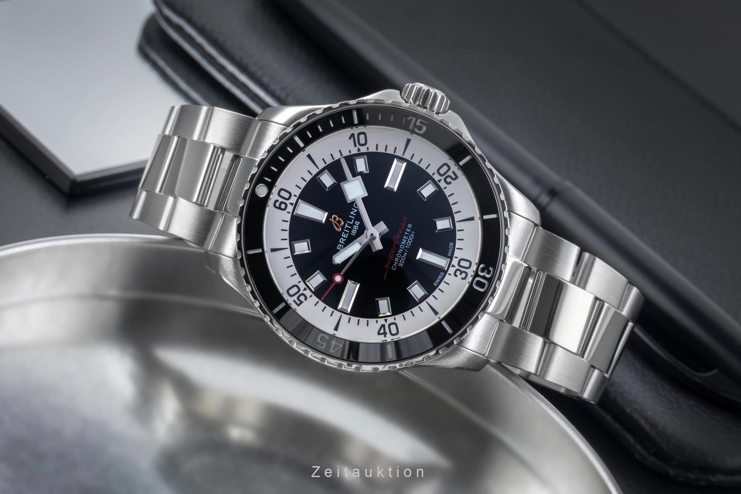 Breitling Superocean acciaio automatismo orologio da uomo A17375211B1A1 LP: 5650EUR  [2505494]