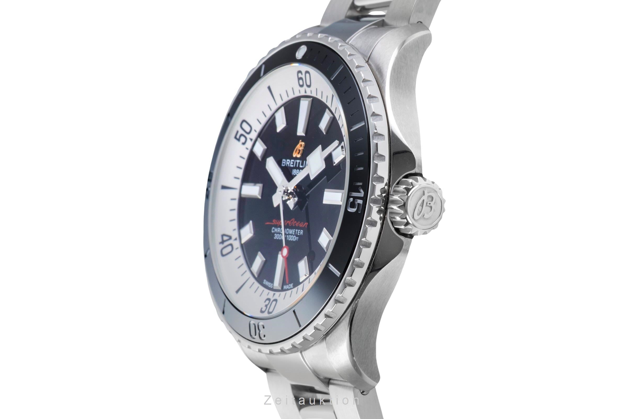 Breitling Superocean acciaio automatismo orologio da uomo A17375211B1A1 LP: 5650EUR  [2505494]
