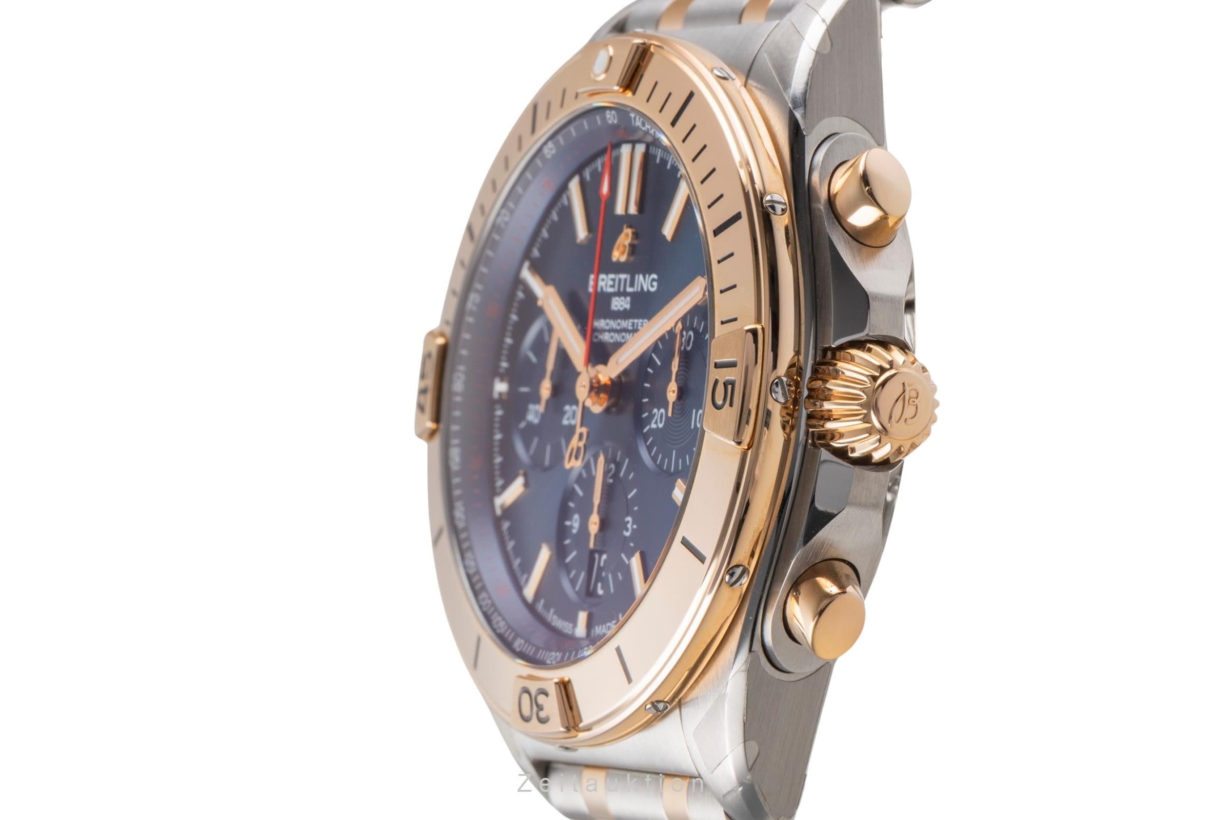 Breitling Chronomat chronographe acier / or  automatique montre pour hommes UB013401C1U1 LP: 13900EUR  [2505495]