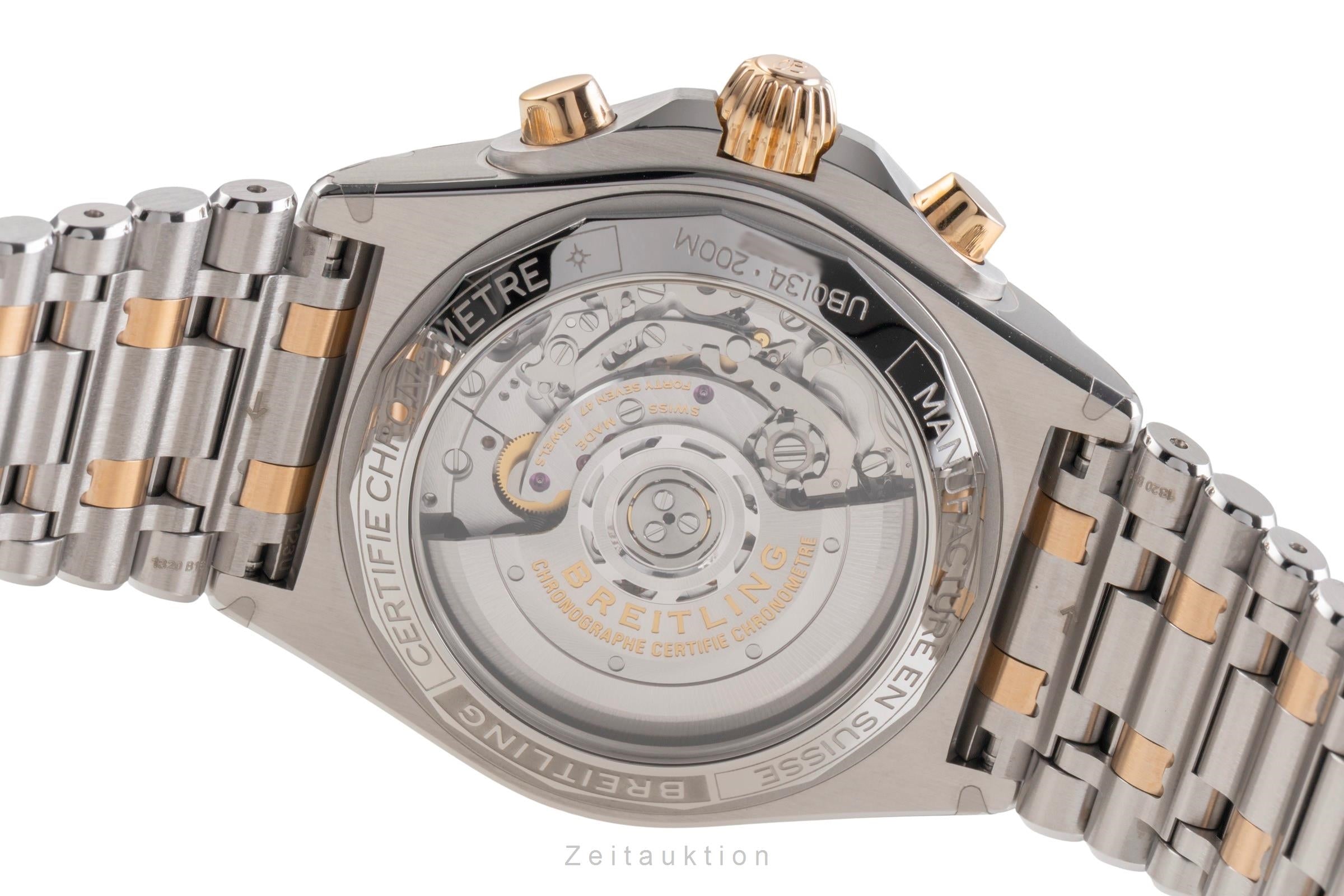 Breitling Chronomat chronographe acier / or  automatique montre pour hommes UB013401C1U1 LP: 13900EUR  [2505495]