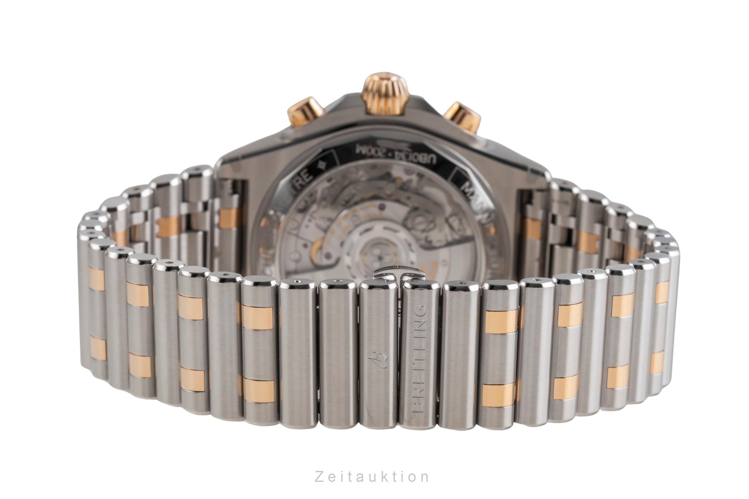 Breitling Chronomat chronographe acier / or  automatique montre pour hommes UB013401C1U1 LP: 13900EUR  [2505495]