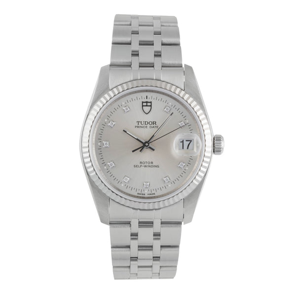 Tudor Prince Date acero / oro blanco automático reloj para caballeros 74034  [2505500]