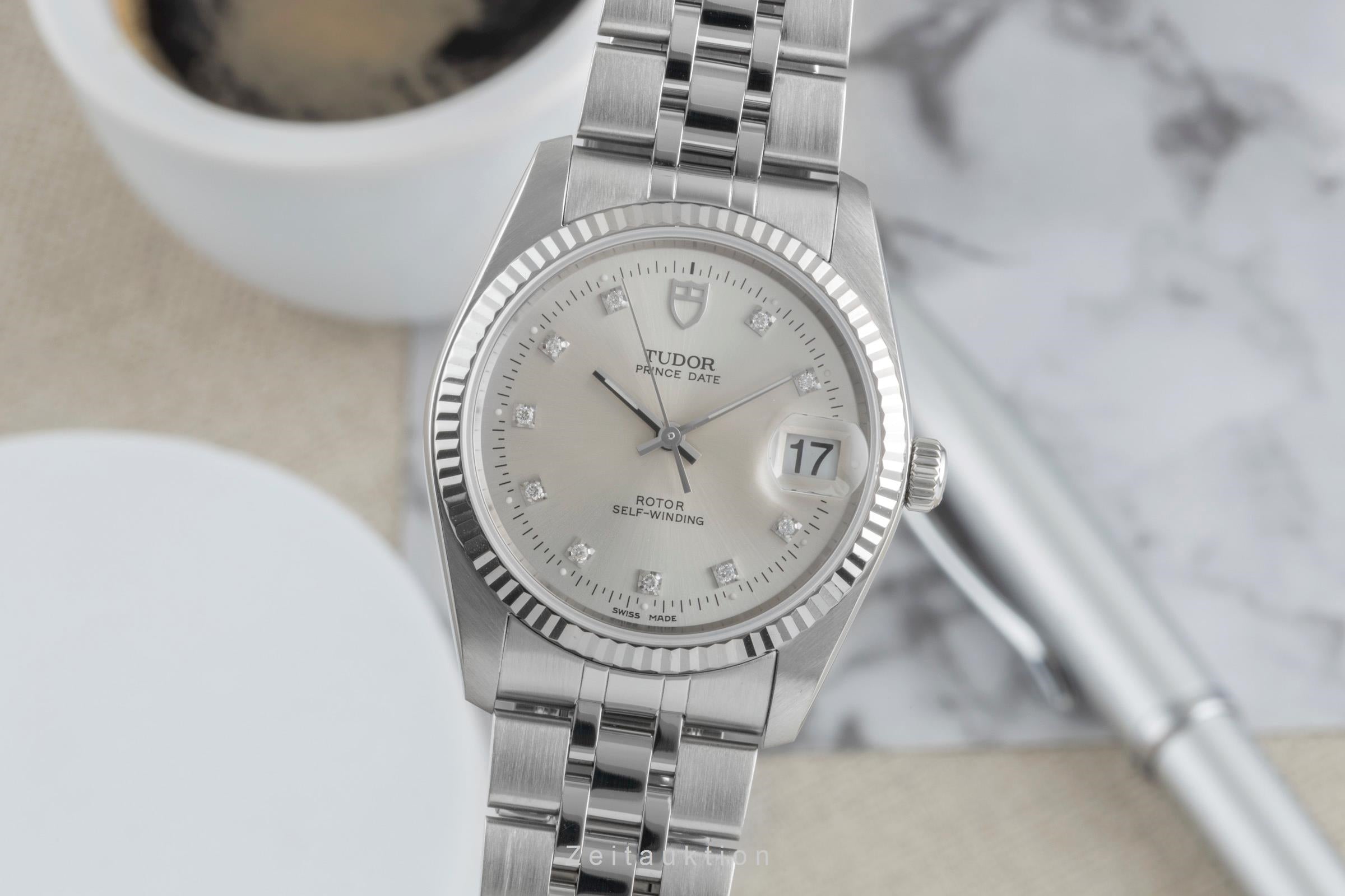 Tudor Prince Date acero / oro blanco automático reloj para caballeros 74034  [2505500]