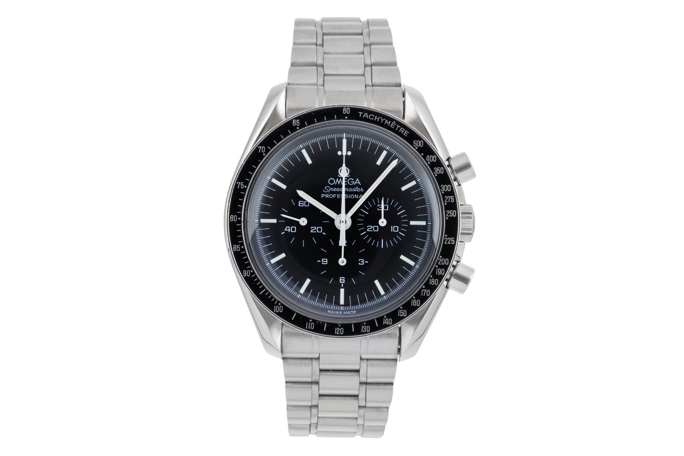 Omega Speedmaster Moonwatch chronographe acier à remontage manuel montre pour hommes 3590.50.00 LP: 7600EUR  [2505502]