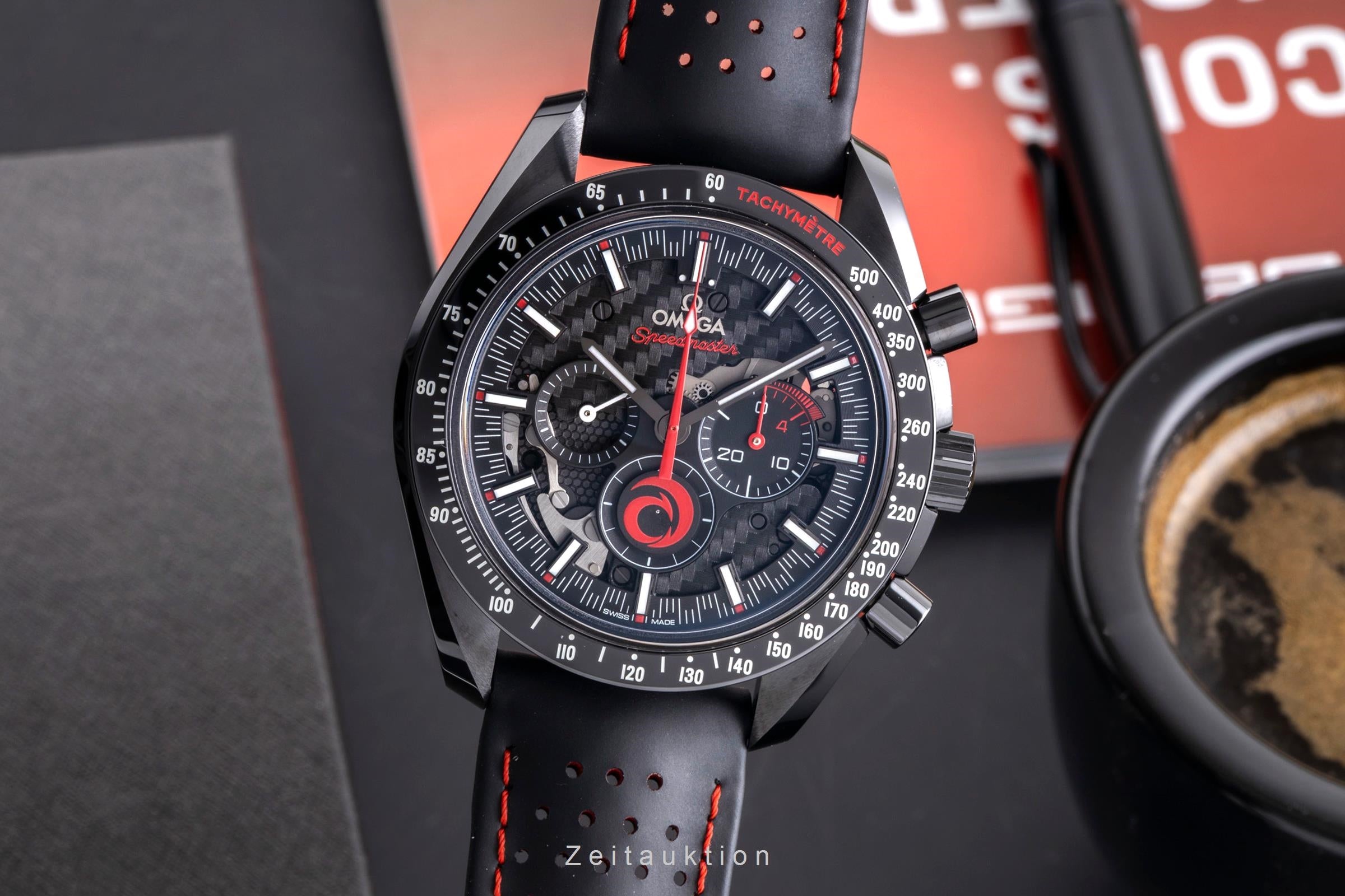 Omega Speedmaster Moonwatch chronograph ceramic manual winding men's watch 311.92.44.30.01.002  [2505503]
