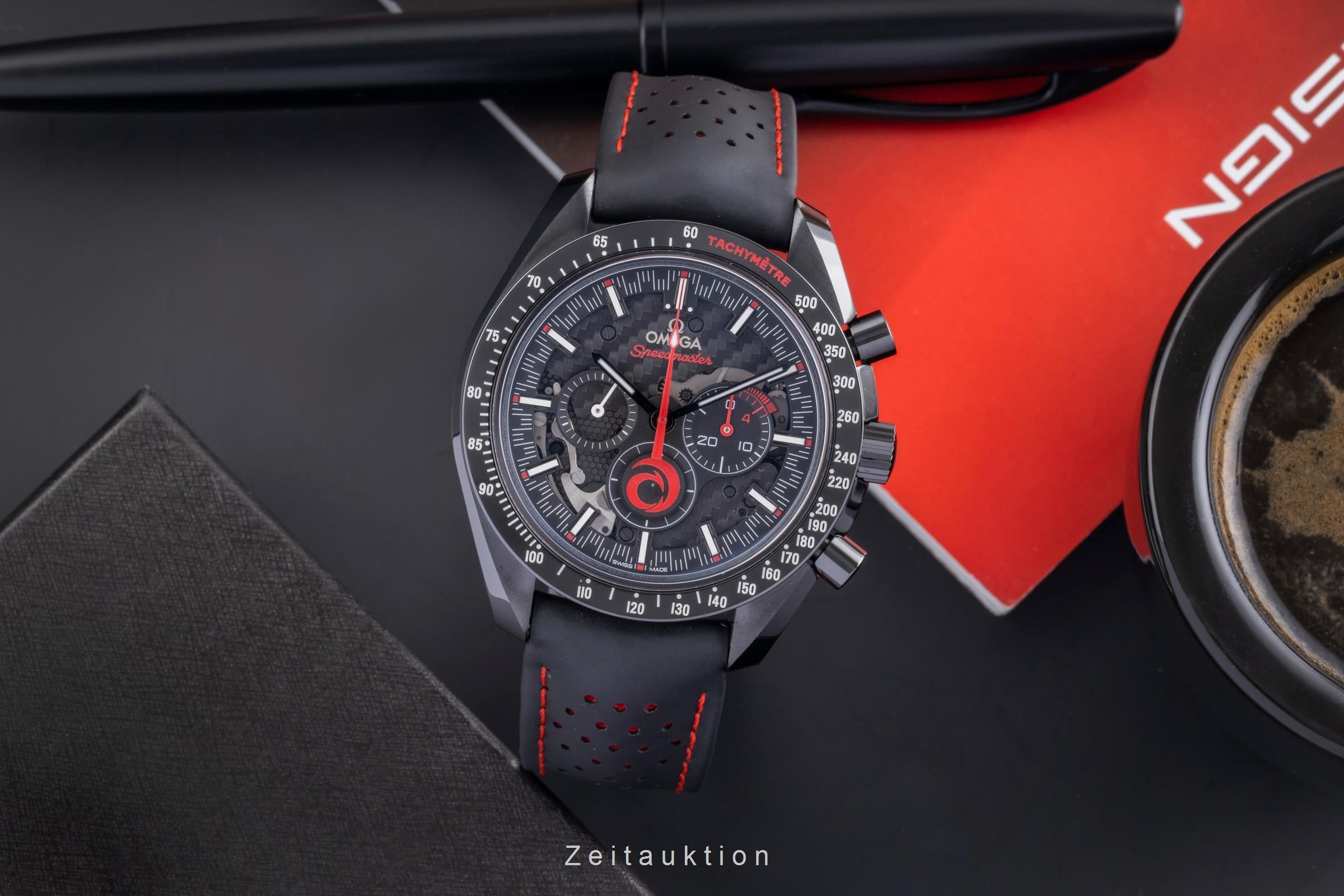 Omega Speedmaster Moonwatch chronograph ceramic manual winding men's watch 311.92.44.30.01.002  [2505503]