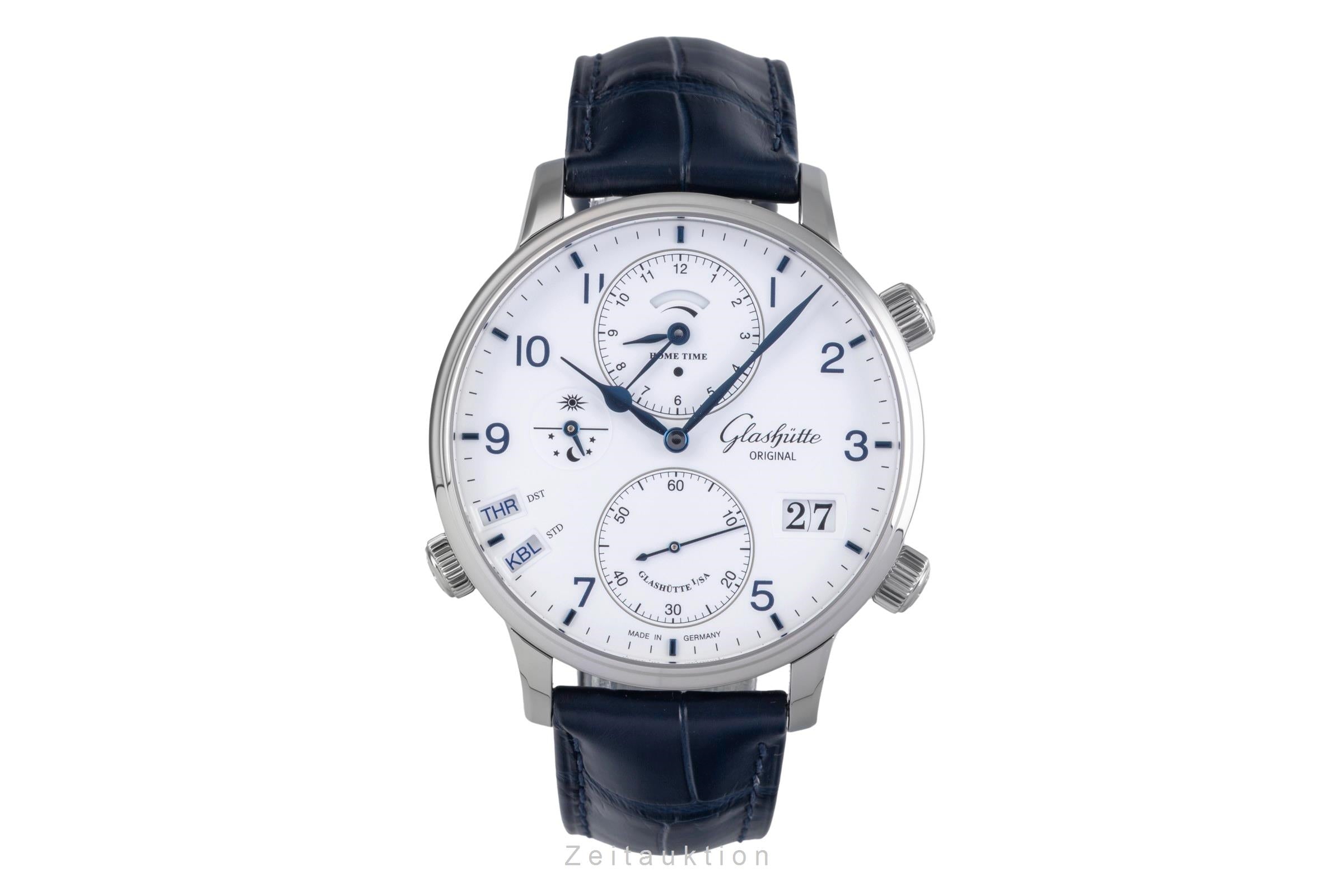 Glashütte Senator acier automatique montre pour hommes 1-89-02-03-02-30 LP: 23700EUR  [2505504]